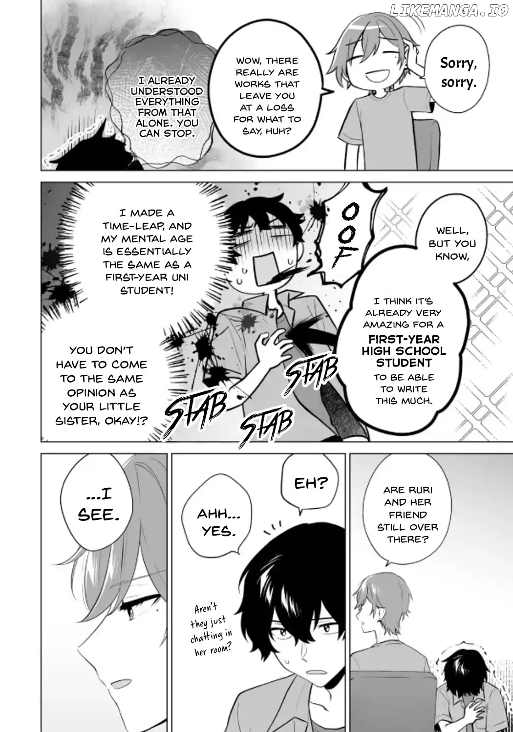 Please Leave Me Alone (For Some Reason, She Wants to Change a Lone Wolf's Helpless High School Life.) Chapter 20 - page 12
