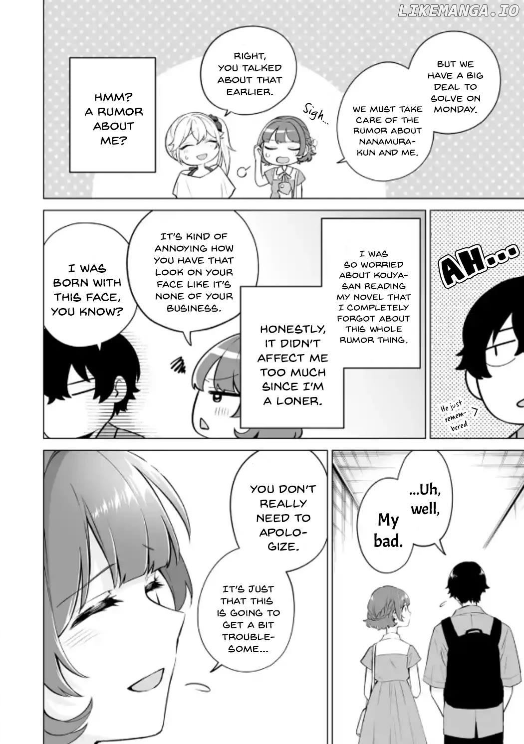 Please Leave Me Alone (For Some Reason, She Wants to Change a Lone Wolf's Helpless High School Life.) Chapter 20 - page 22