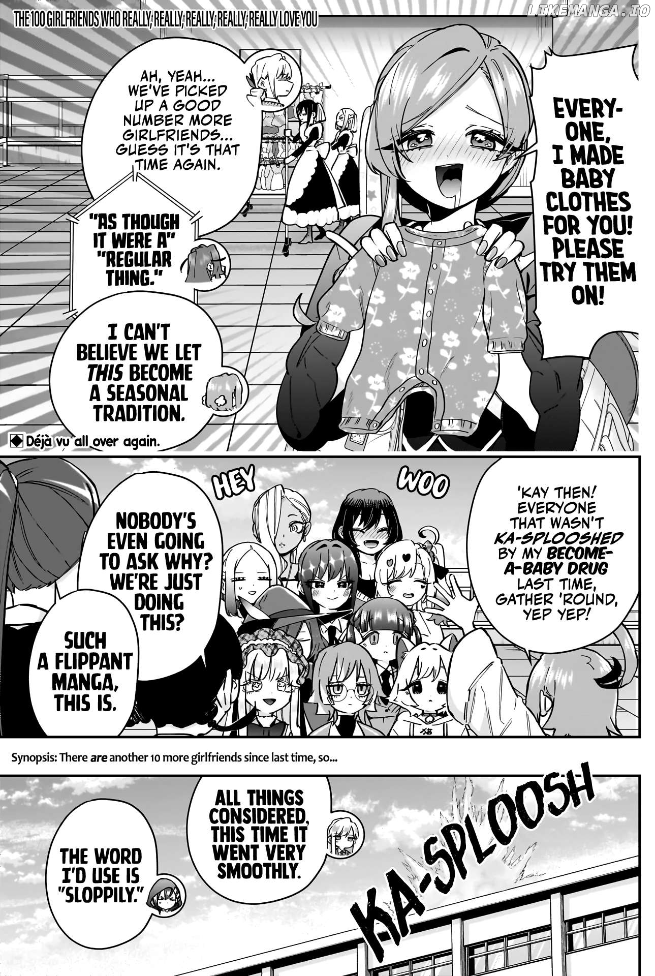 The 100 Girlfriends Who Really, Really, Really, Really, Really Love You Chapter 167 - page 2