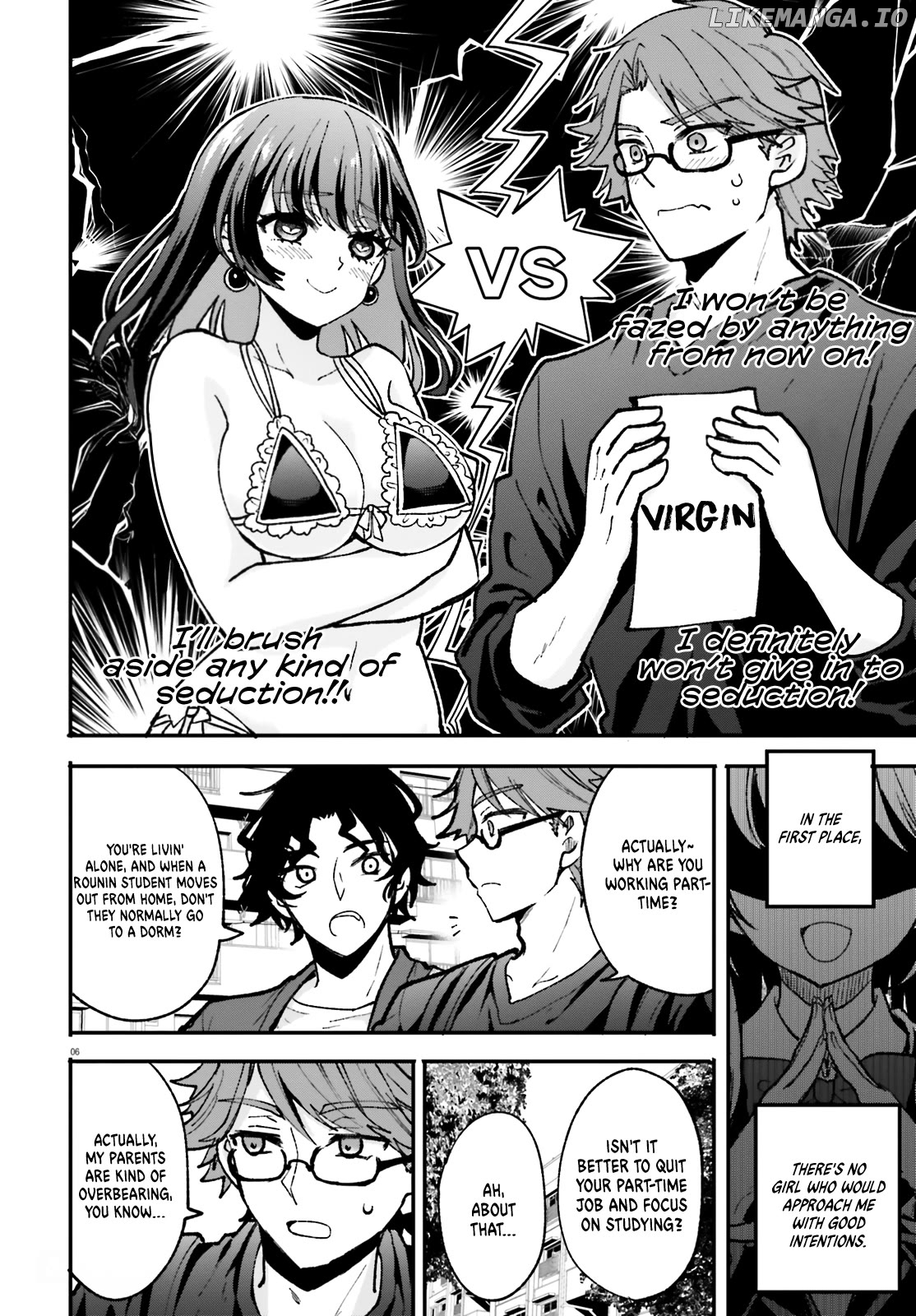 Zettai Ni Yuuwaku Sarenai Otoko Vs Zettai Ni Yuuwaku Suru Onna Chapter 5 - page 6