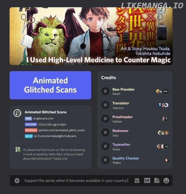 I Used High-Level Medicine To Counter Magic Chapter 25 - page 1