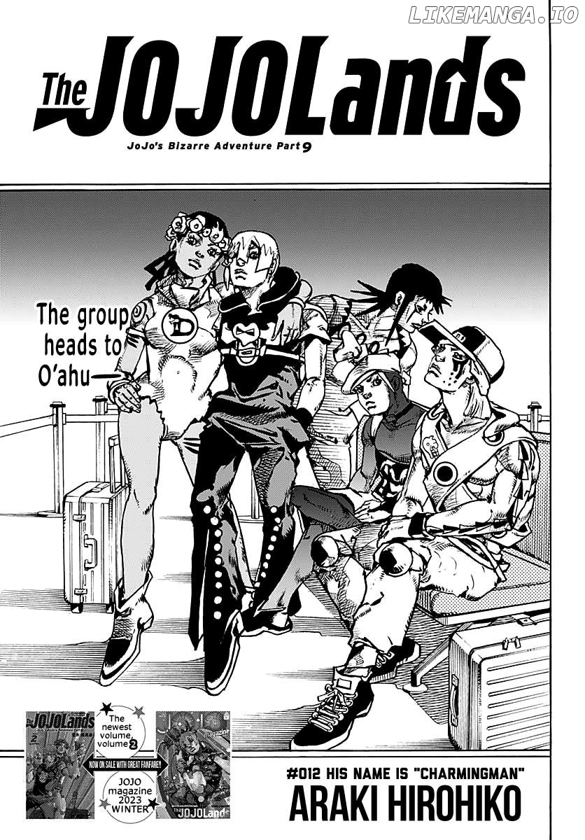 Jojo's Bizarre Adventure Part 9 - The Jojolands Chapter 12 - page 1