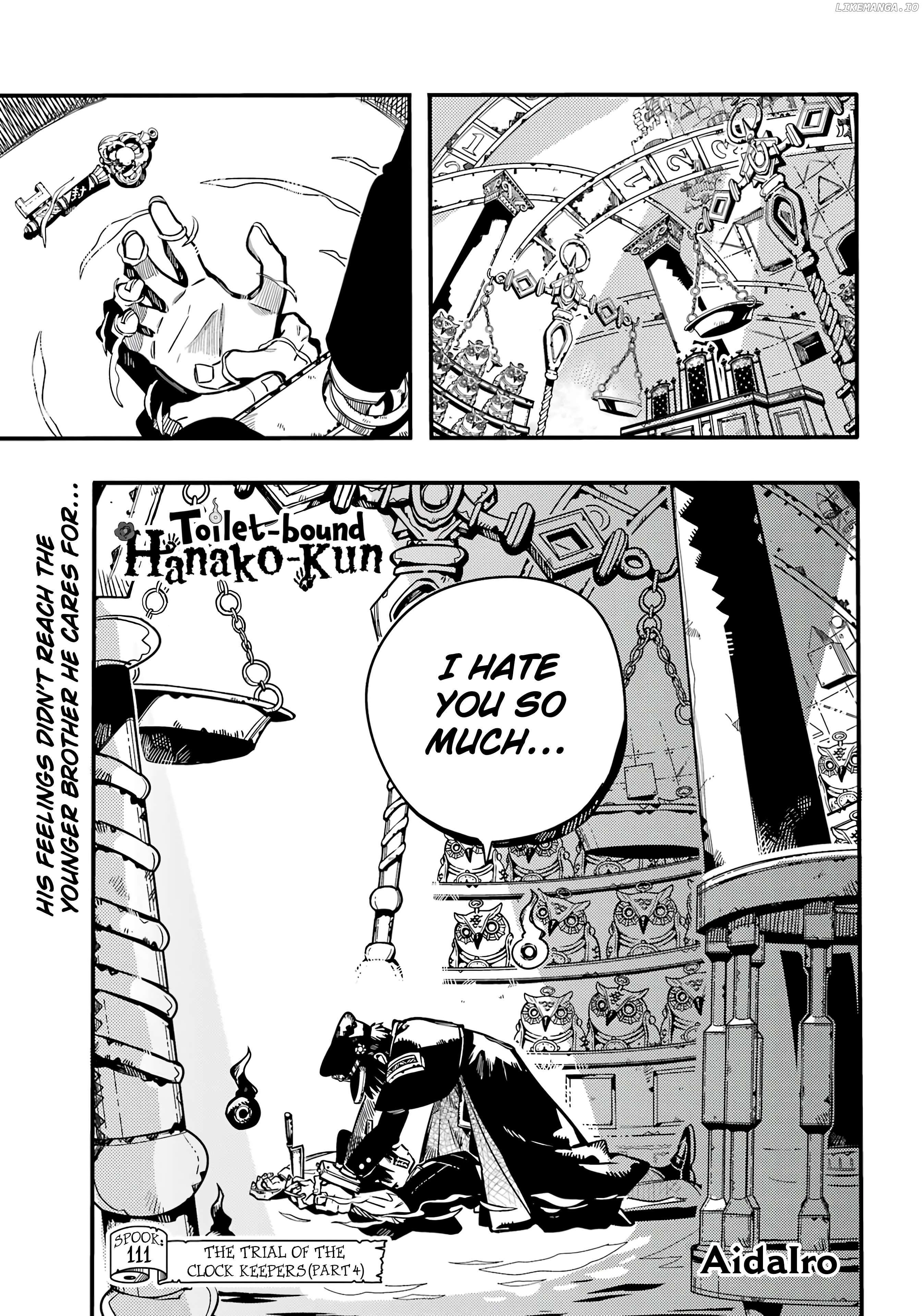 Jibaku Shounen Hanako-Kun Chapter 111 - page 3