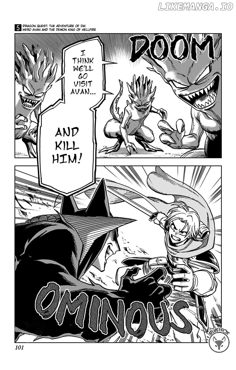 Dragon Quest The Great Adventure Of Dai – Avan The Brave And The Demon King Of Hellfire Chapter 18 - page 45