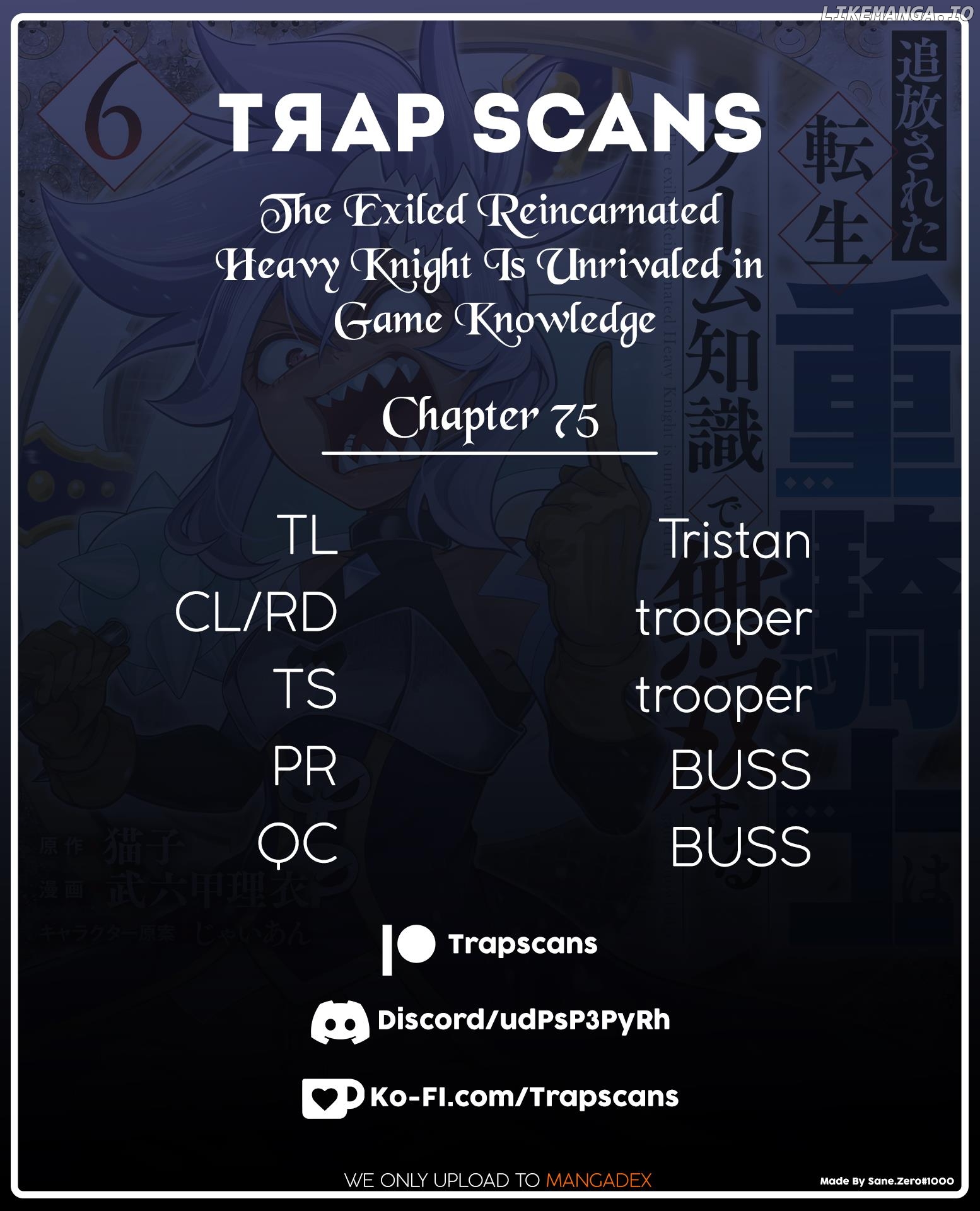 The Exiled Reincarnated Heavy Knight Is Unrivaled In Game Knowledge Chapter 75 - page 1