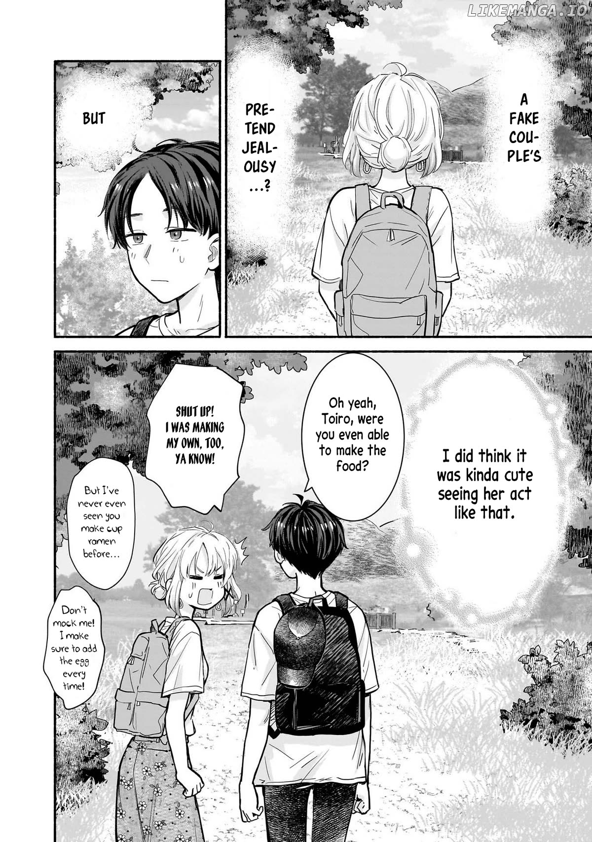 Nee, Mou Isso Tsukiacchau Osananajimi No Bishoujo Ni Tanomarete, Camo Kareshi Hajimemashita Chapter 21 - page 22
