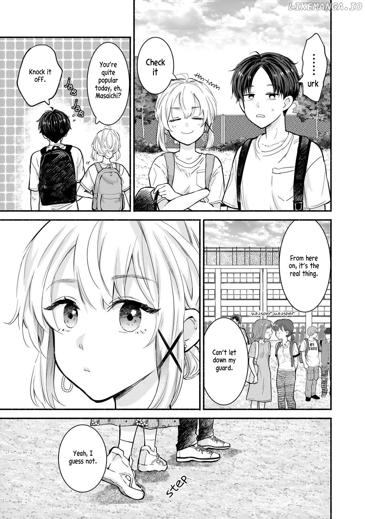 Nee, Mou Isso Tsukiacchau Osananajimi No Bishoujo Ni Tanomarete, Camo Kareshi Hajimemashita Chapter 21 - page 7