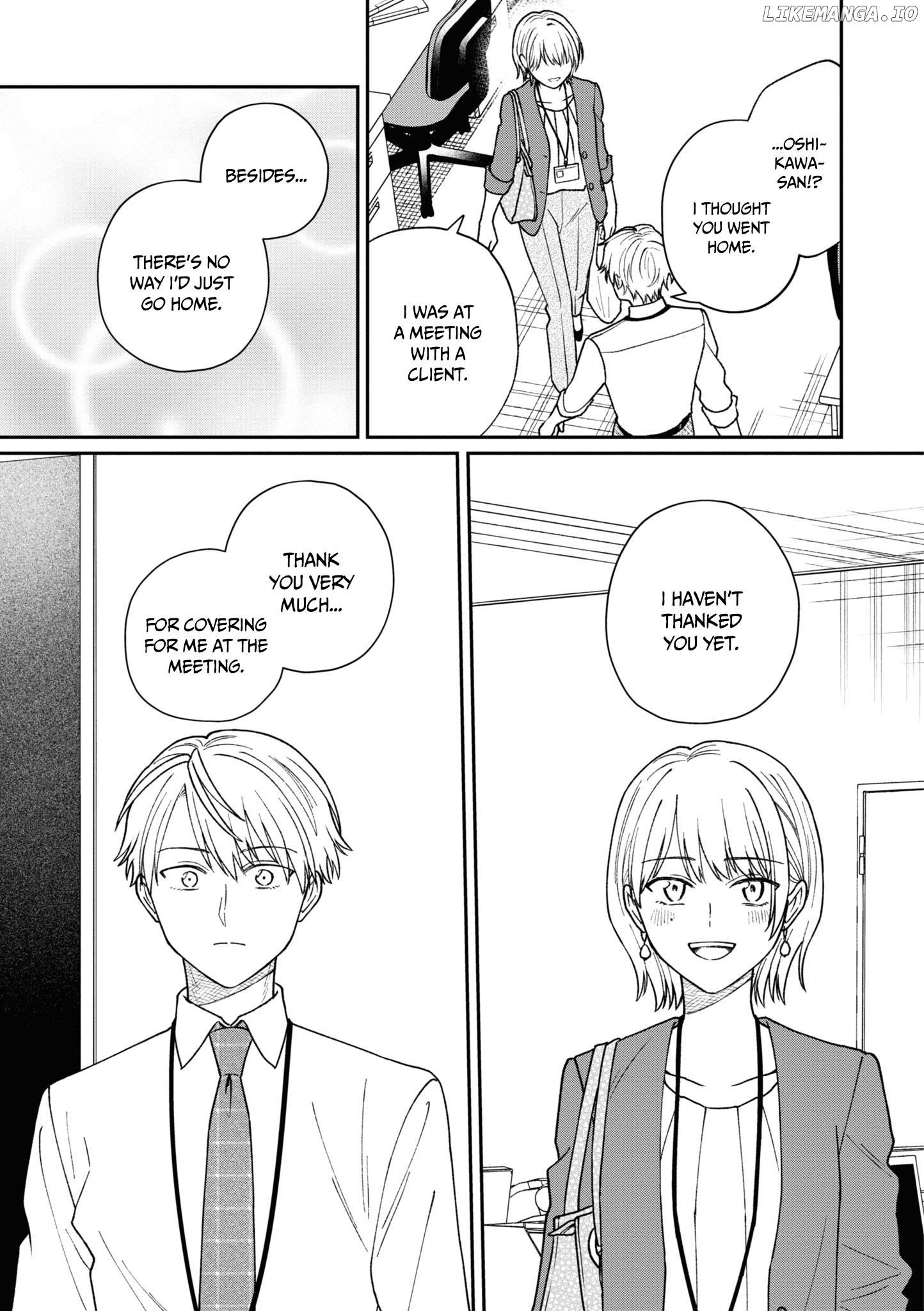 The New-Hire Who Could "Read" Emotions and the Unsociable Senpai Chapter 35 - page 12