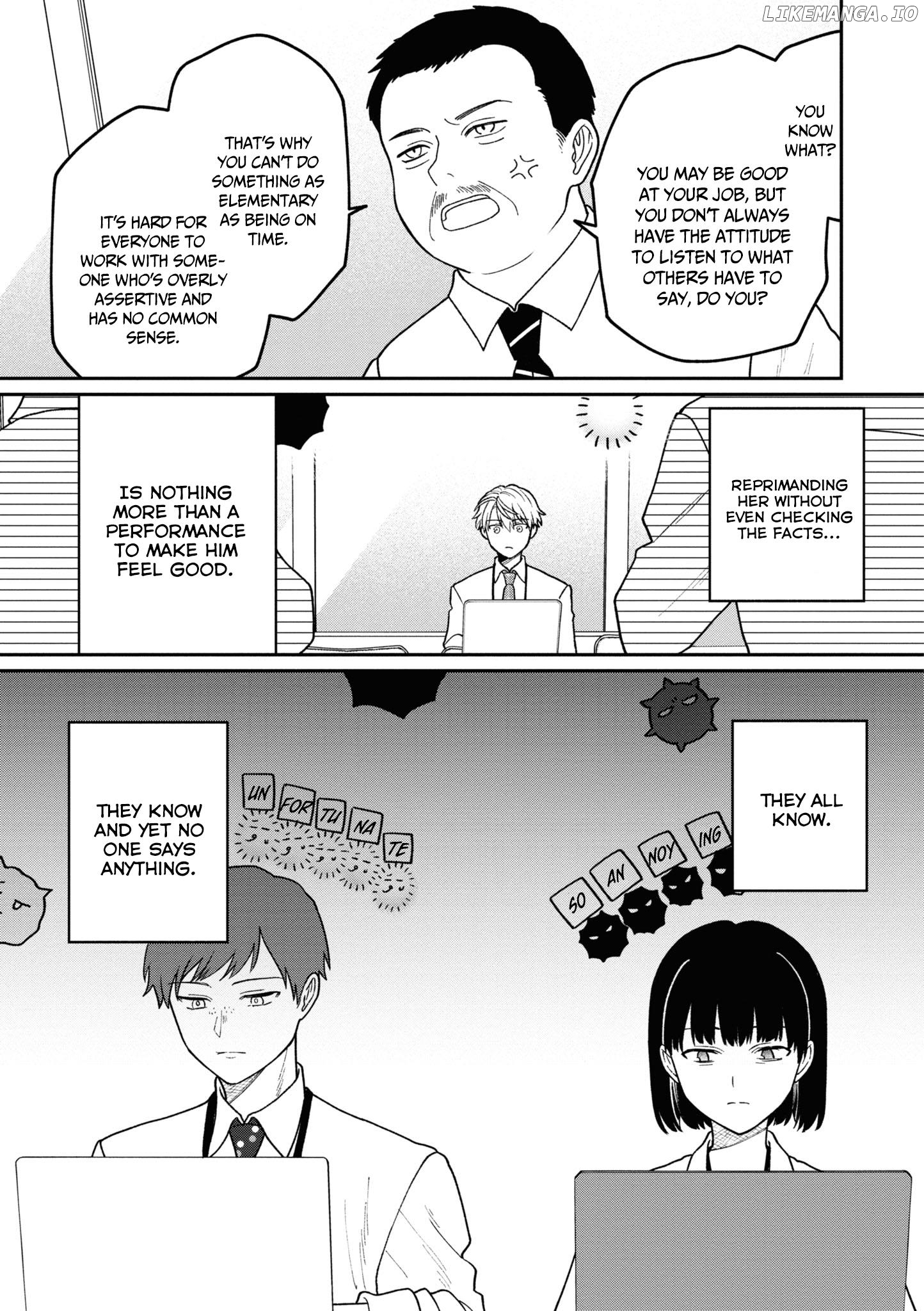 The New-Hire Who Could "Read" Emotions and the Unsociable Senpai Chapter 35 - page 6