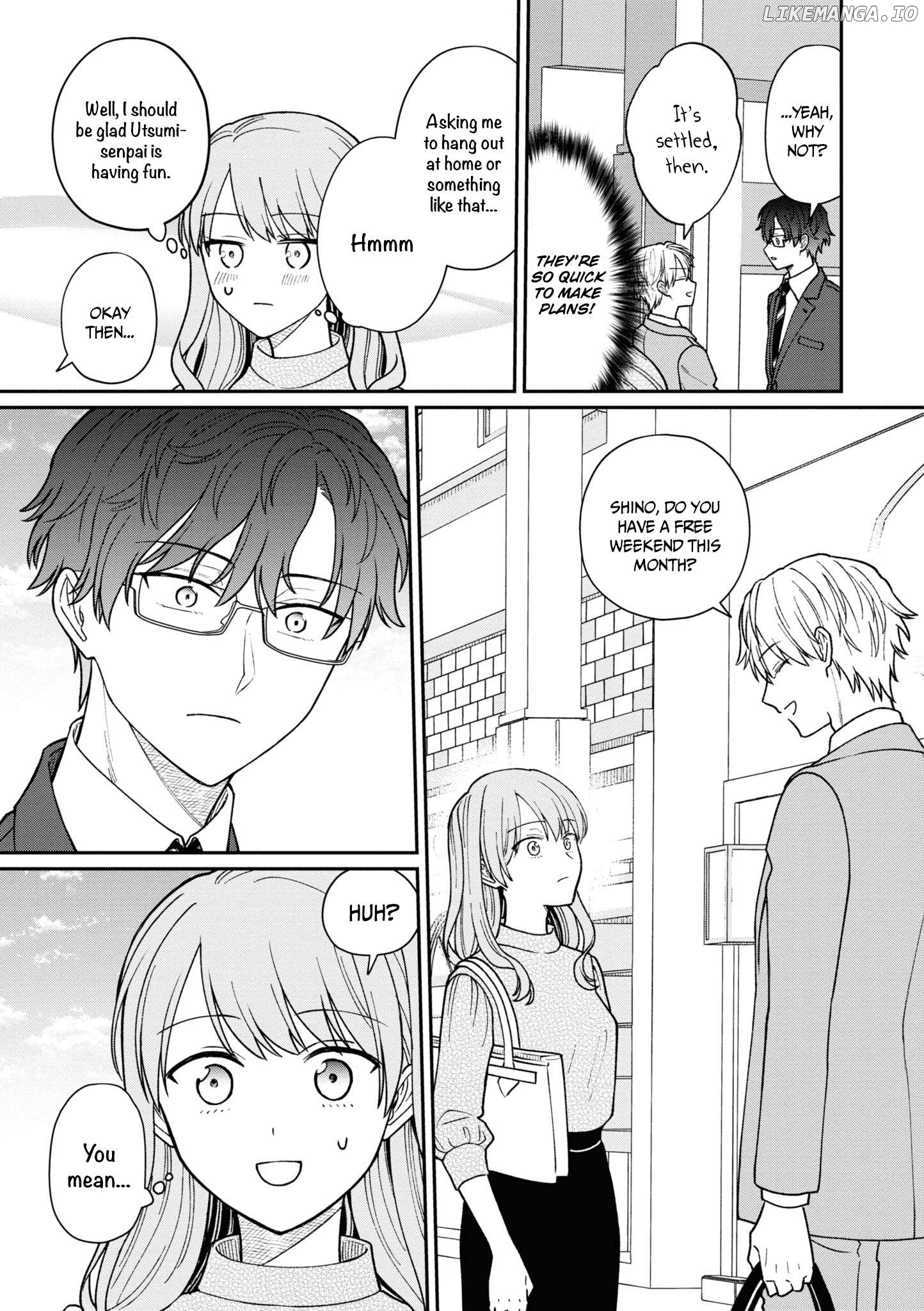 The New-Hire Who Could "Read" Emotions and the Unsociable Senpai Chapter 36 - page 4