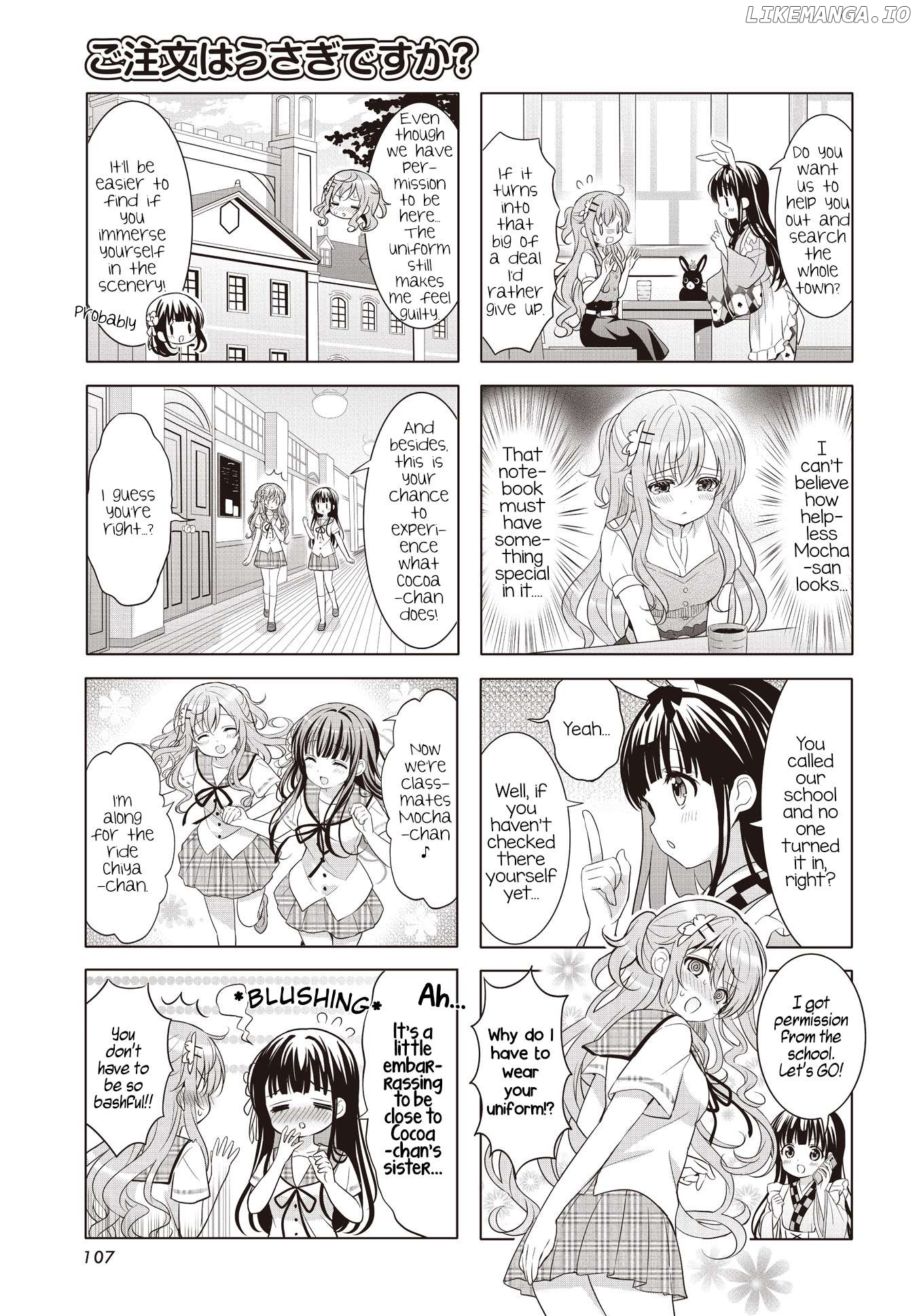 Gochuumon wa Usagi Desu ka? Chapter 160 - page 3