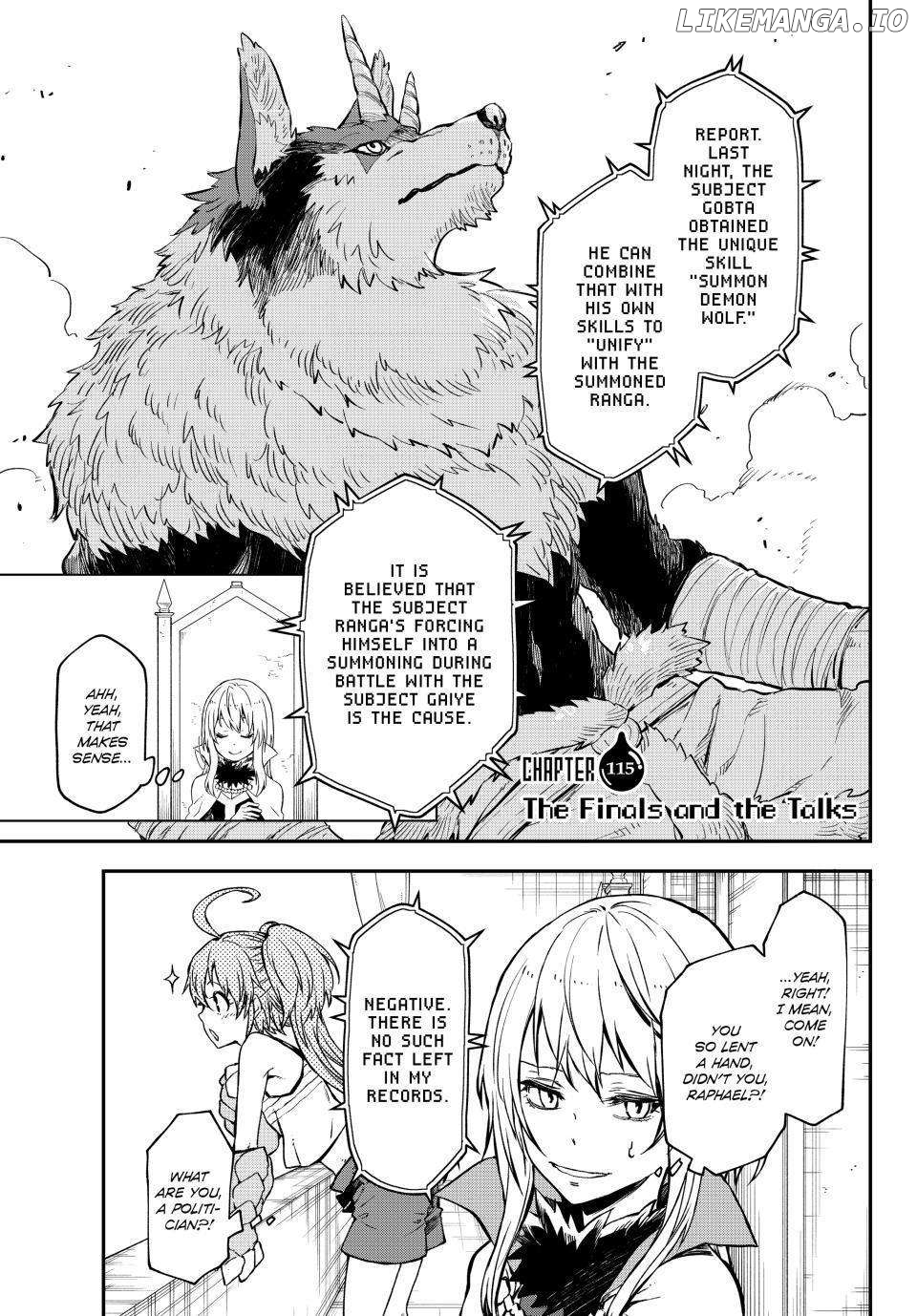 That Time I Got Reincarnated as a Slime Chapter 115 - page 1