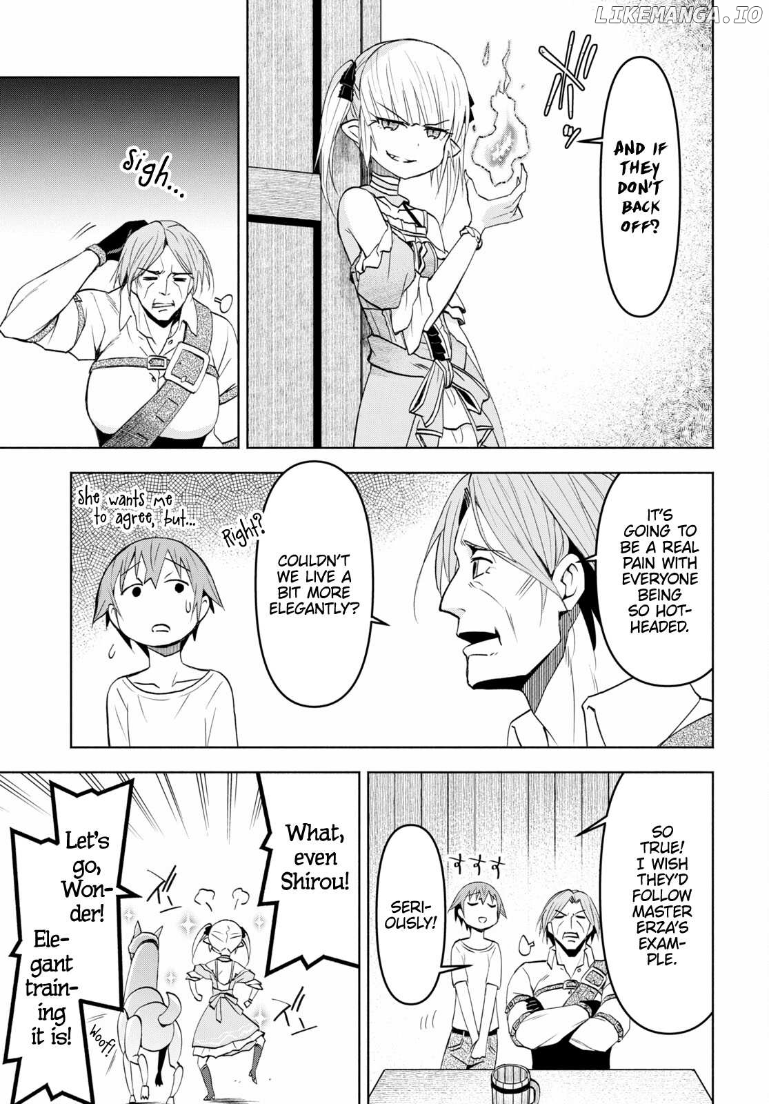 Dungeon Tou de Yadoya wo Yarou! Souzou Mahou wo Moratta Ore no Hosoude Hanjouki Chapter 36 - page 25