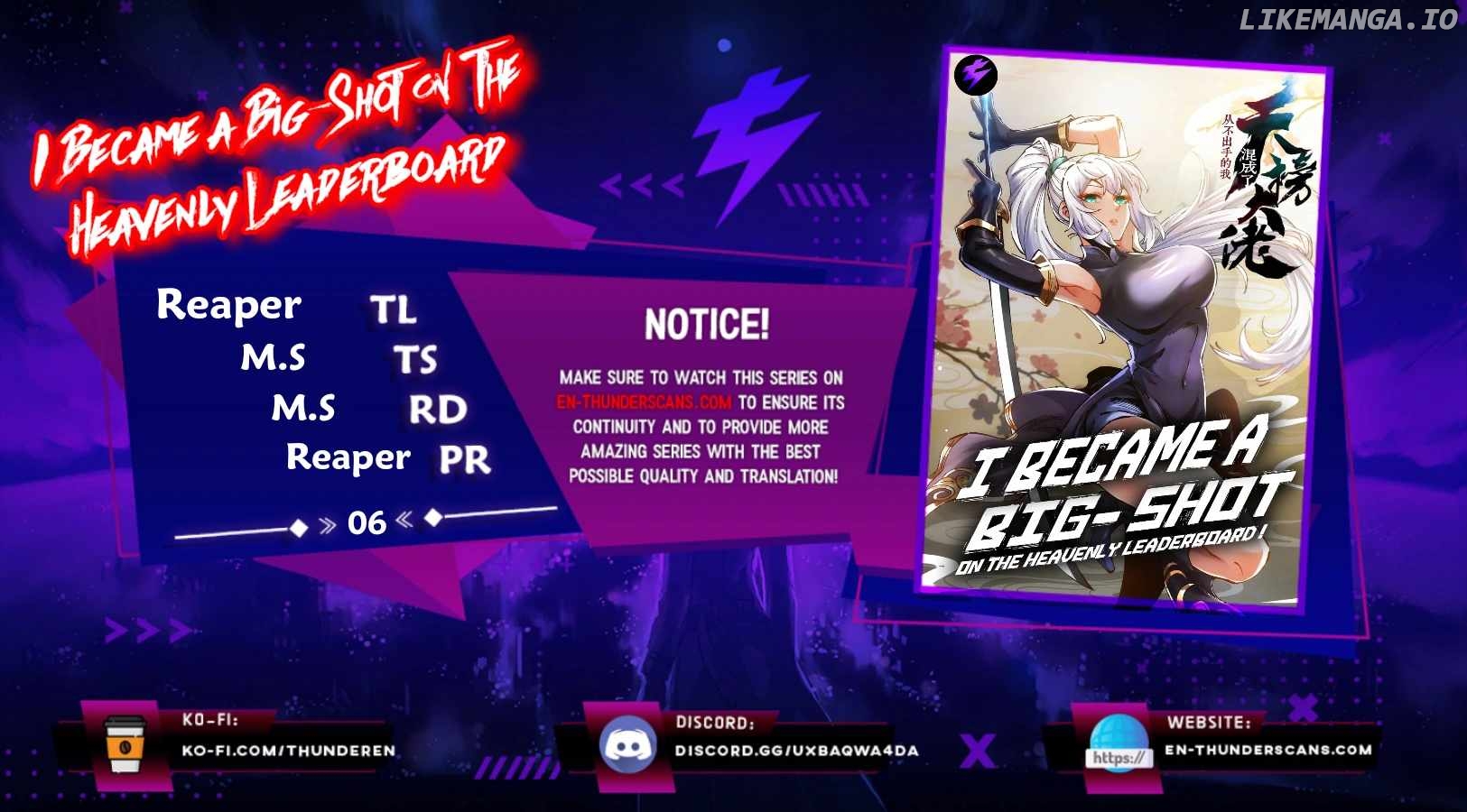 I Became a Big-Shot on the Heavenly Leaderboard Chapter 6 - page 1