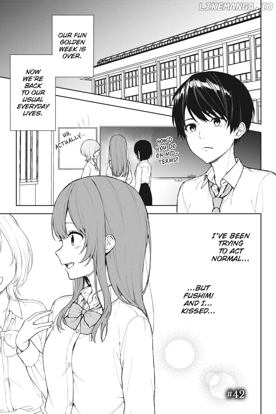 When I Rescued a Beautiful Girl Who Was About to Be Mol*sted, It Was My Childhood Friend Sitting Next to Me Chapter 42 - page 1