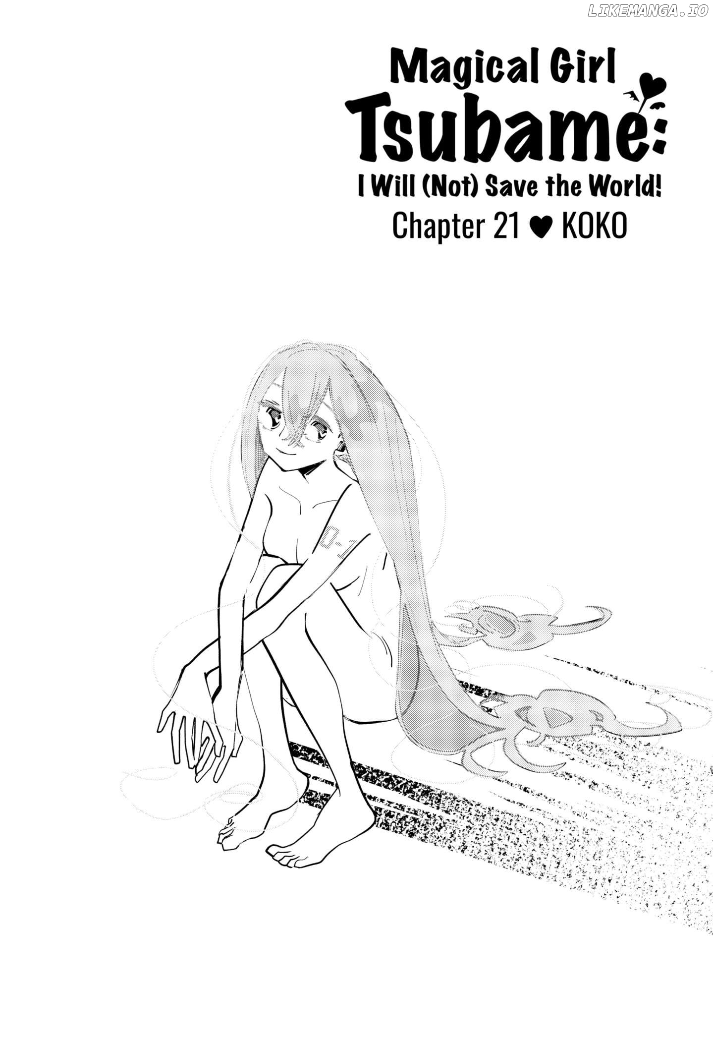 Magical Girl Tsubame: I Will (Not) Save the World! Chapter 21 - page 1