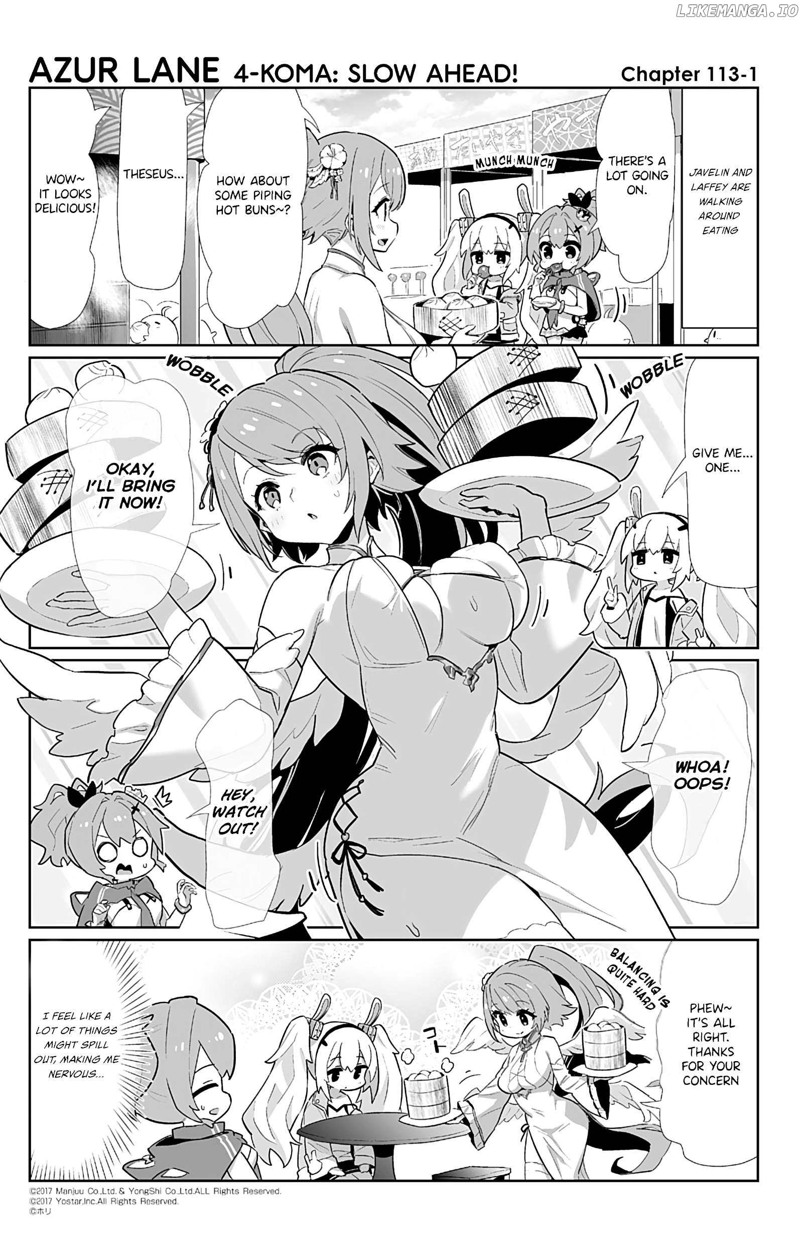 Azur Lane 4-Koma: Slow Ahead Chapter 113 - page 1