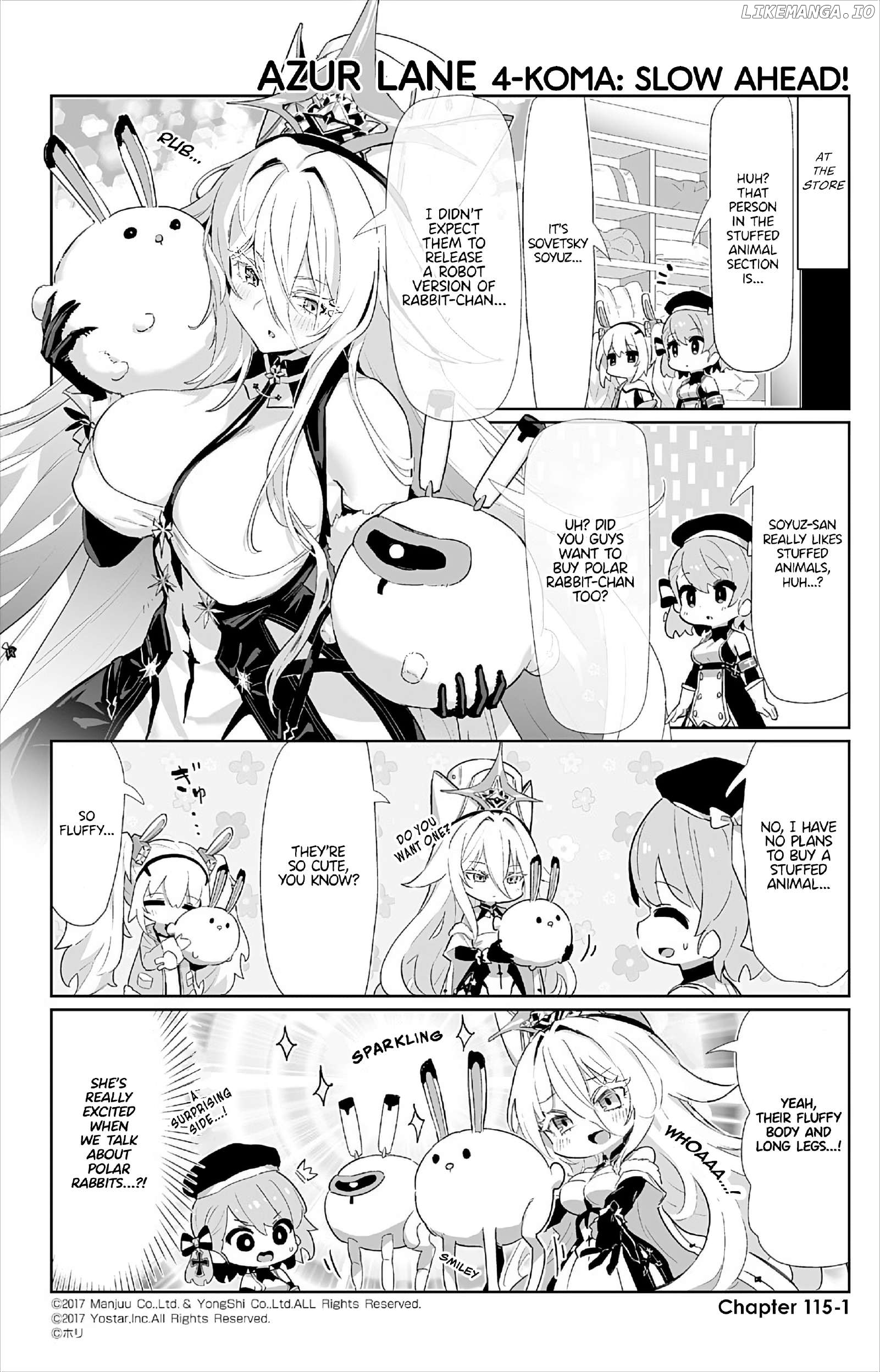 Azur Lane 4-Koma: Slow Ahead Chapter 115 - page 1