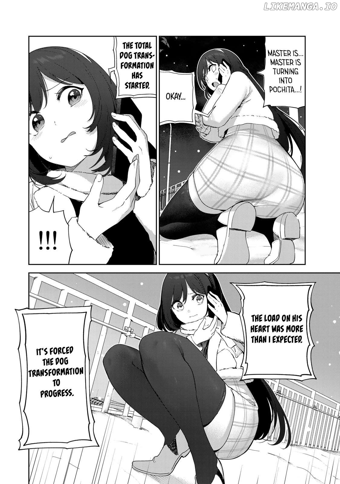 Inu Ni Nattara Suki Na Hito Ni Hirowareta Chapter 59 - page 14