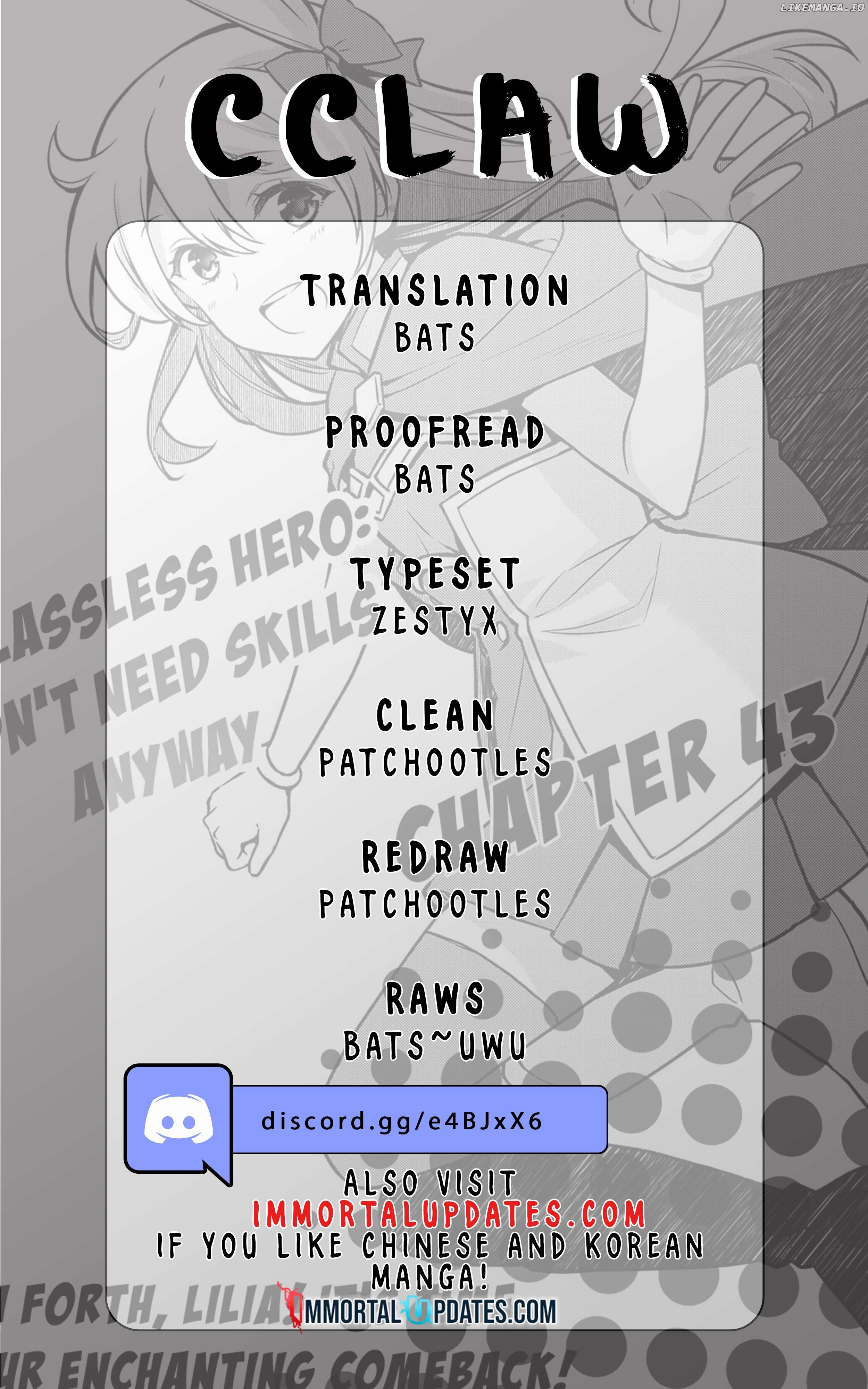 The Hero Who Has No Class. I Don't Need Any Skills, It's Okay. Chapter 43 - page 1