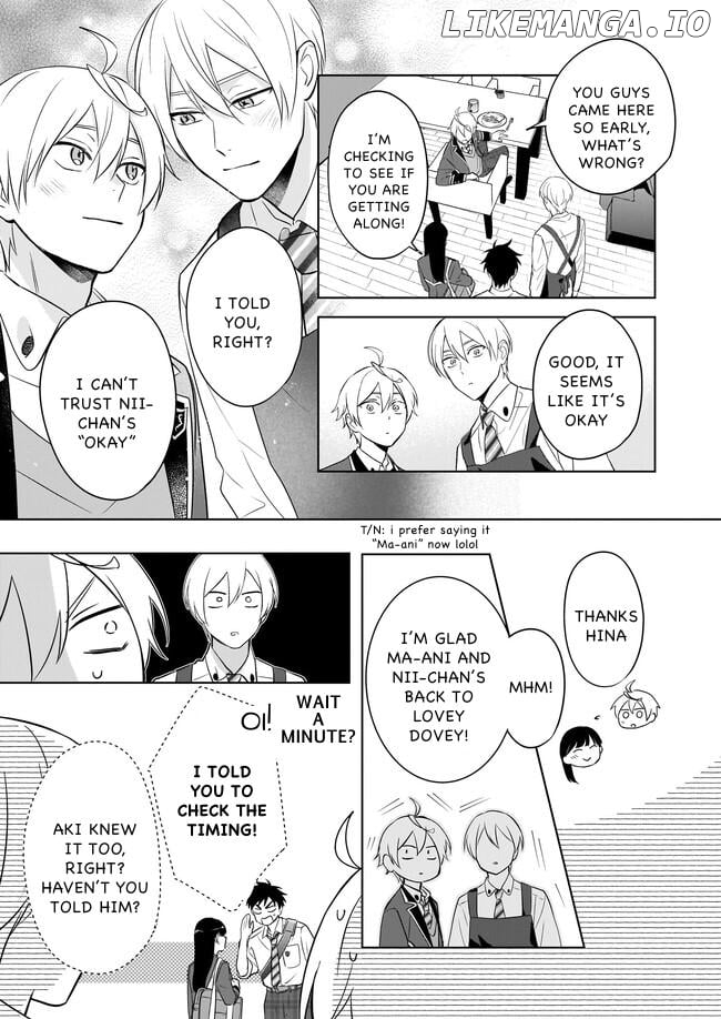 I Realized I Am The Younger Brother Of The Protagonist In A Bl Game Chapter 15 - page 15