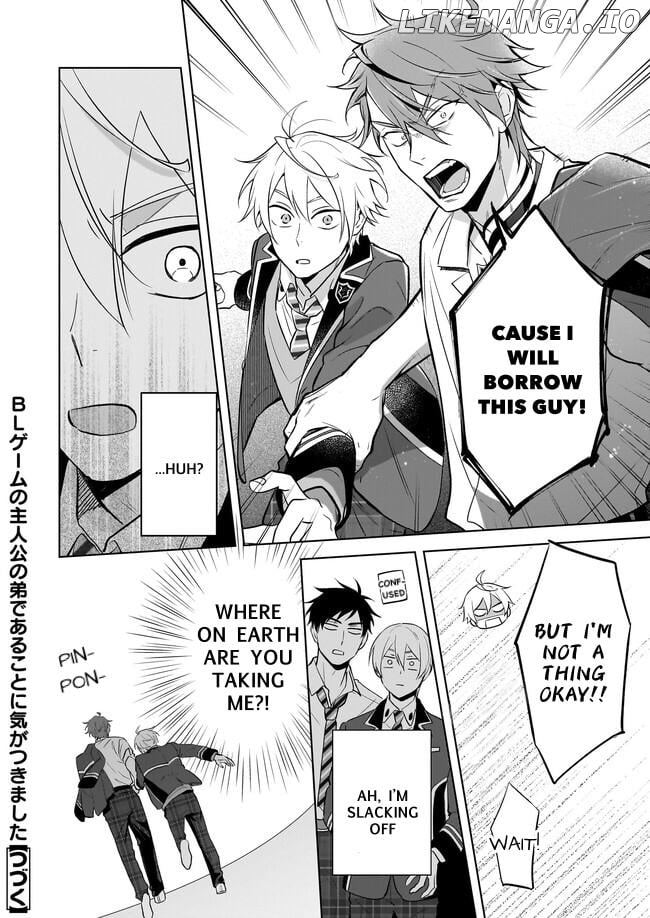 I Realized I Am The Younger Brother Of The Protagonist In A Bl Game Chapter 15 - page 28