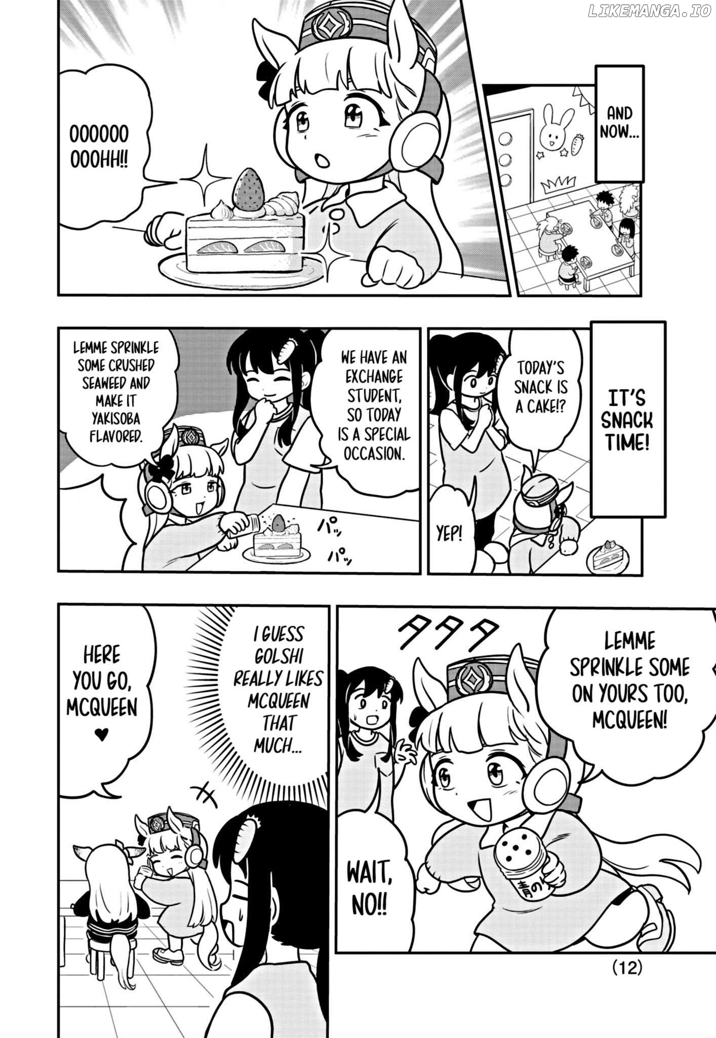 Uma Musume Pretty Derby Pisupisu☆Supisupi Golshi-Chan Chapter 4 - page 12