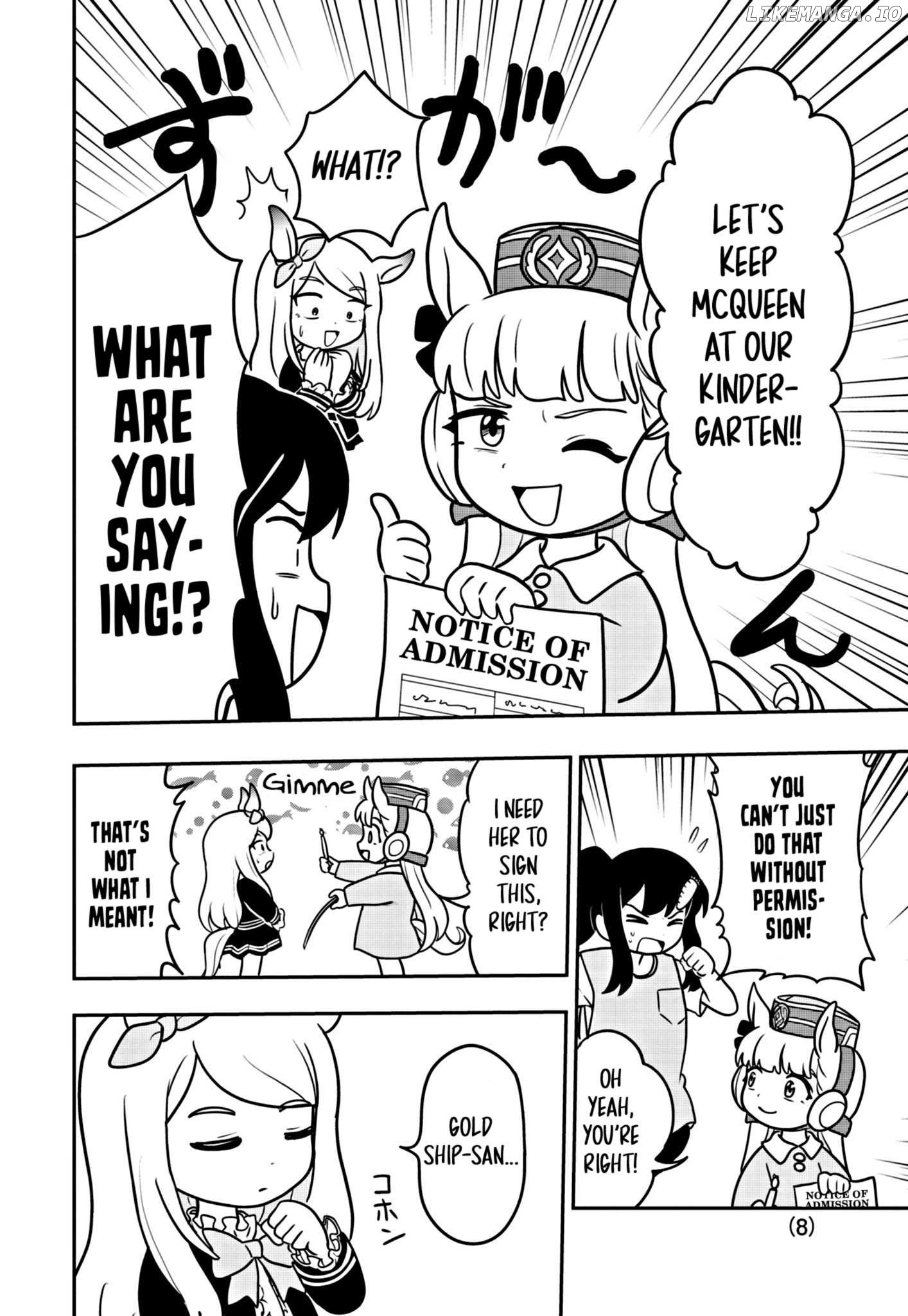 Uma Musume Pretty Derby Pisupisu☆Supisupi Golshi-Chan Chapter 4 - page 8