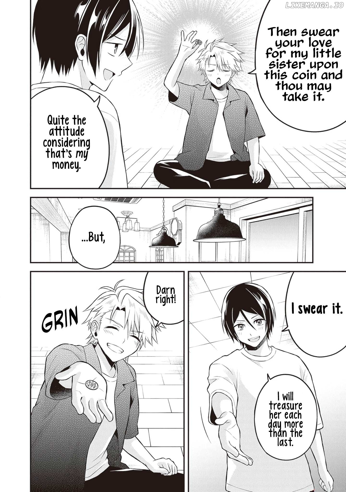 Yuujin ni 500 Yen Kashitara Shakkin no Kata ni Imouto wo Yokoshitekita no Dakeredo, Ore wa Ittai Dou Sureba Iin Darou Chapter 15 - page 20