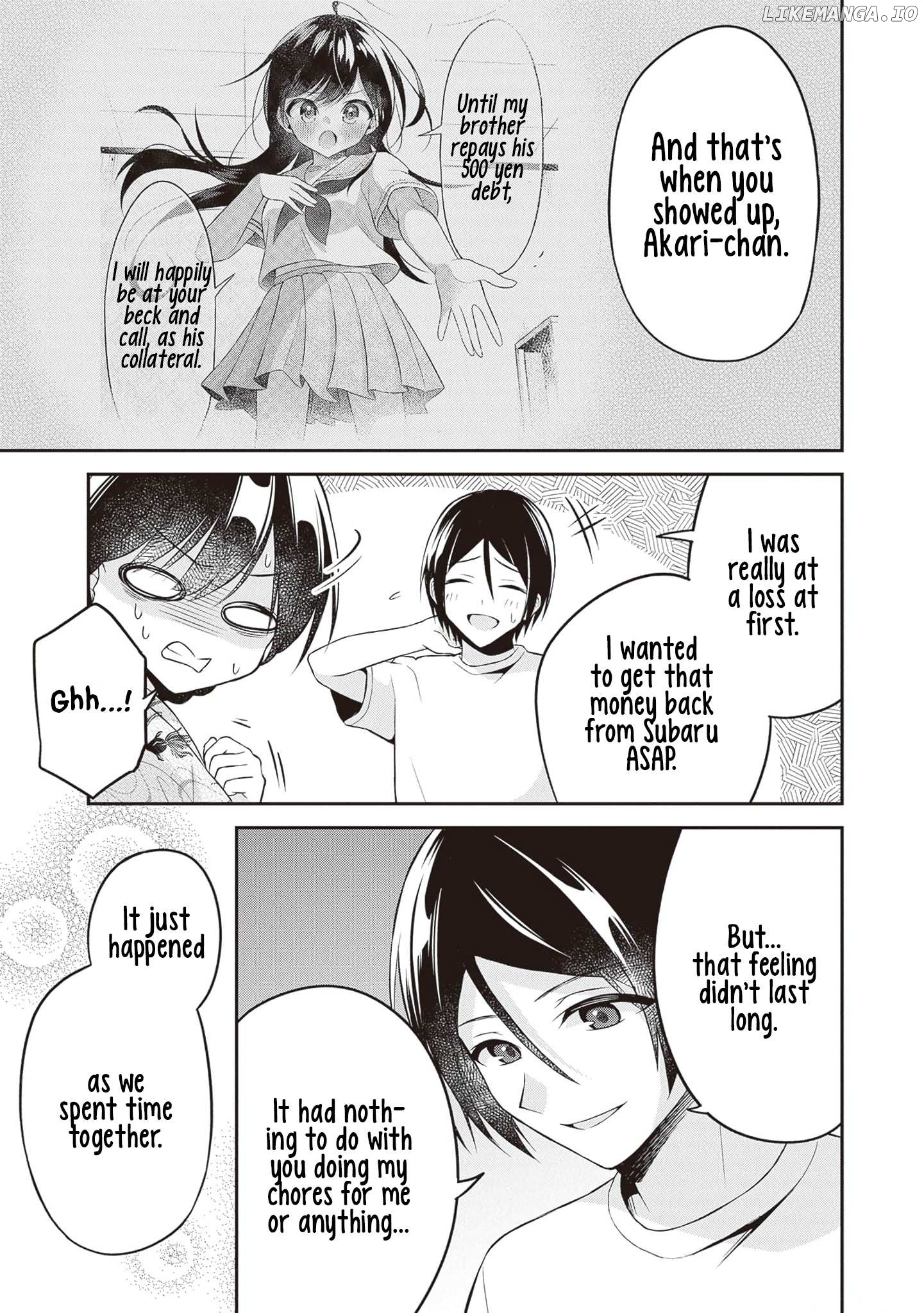 Yuujin ni 500 Yen Kashitara Shakkin no Kata ni Imouto wo Yokoshitekita no Dakeredo, Ore wa Ittai Dou Sureba Iin Darou Chapter 15 - page 5