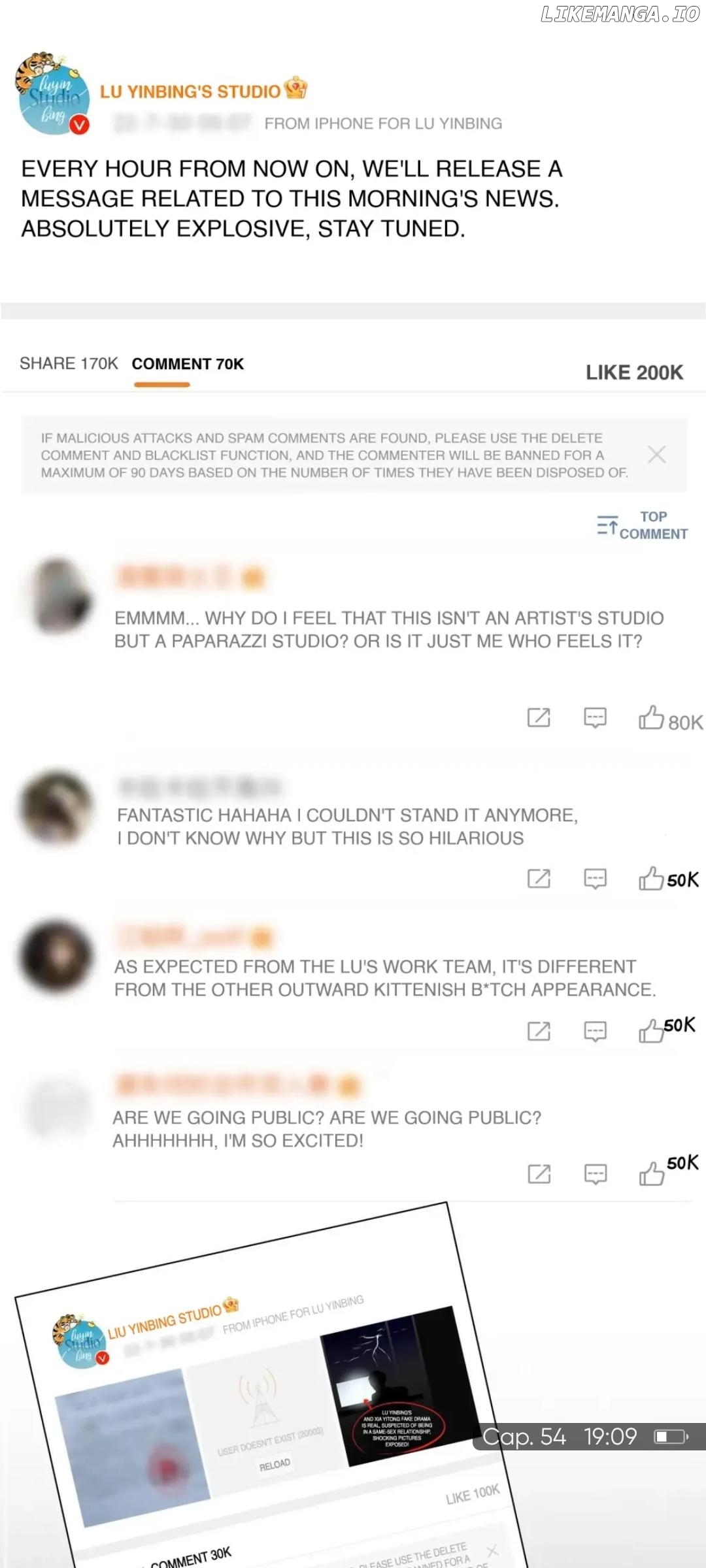 Romance Of The Stars Chapter 54 - page 10