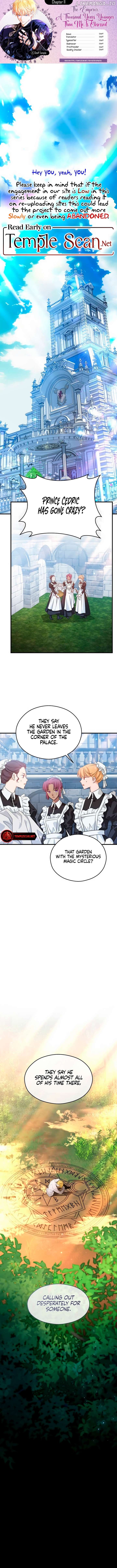 An Emperor 1000 Years Younger Than Me is Obsessed Chapter 11 - page 1