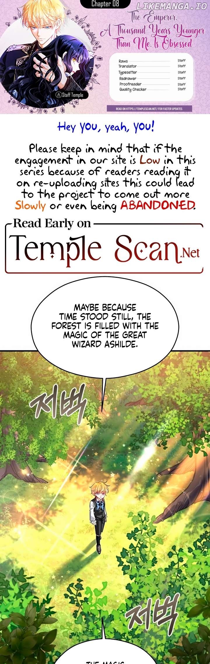 An Emperor 1000 Years Younger Than Me is Obsessed Chapter 8 - page 1