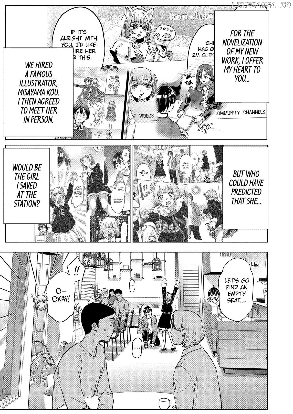 Koukousei WEB Sakka no Mote Seikatsu "Anta ga Kami Sakka na Wakenai desho" to Boku wo Futta Osananajimi ga Koukaishiteru kedo Mou Osoi Chapter 21 - page 1