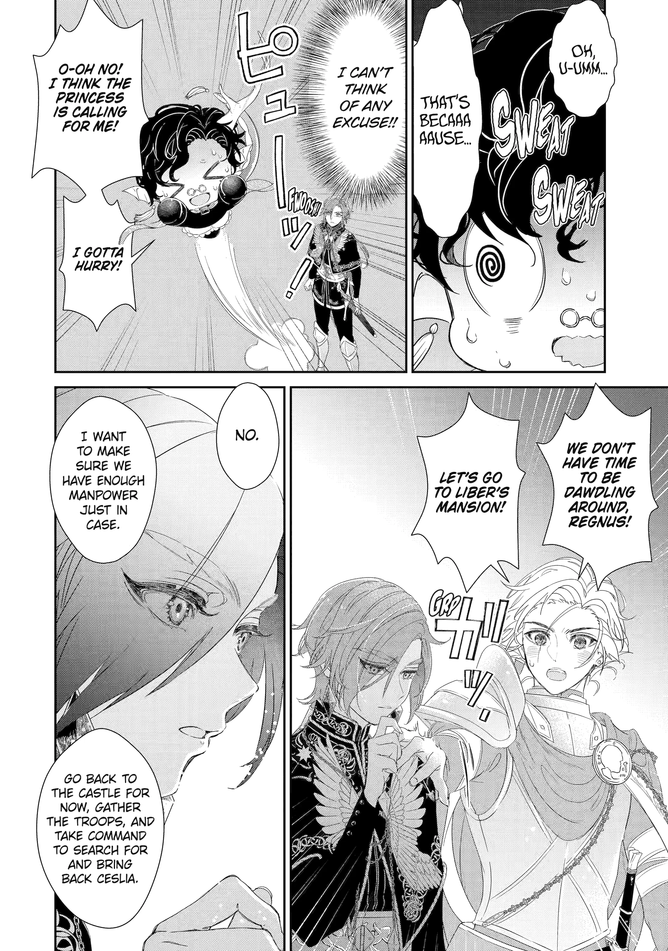 The Newbie Princess Doesn't Want a Game Over! Survive Through the Power of Simping Chapter 5.1 - page 10