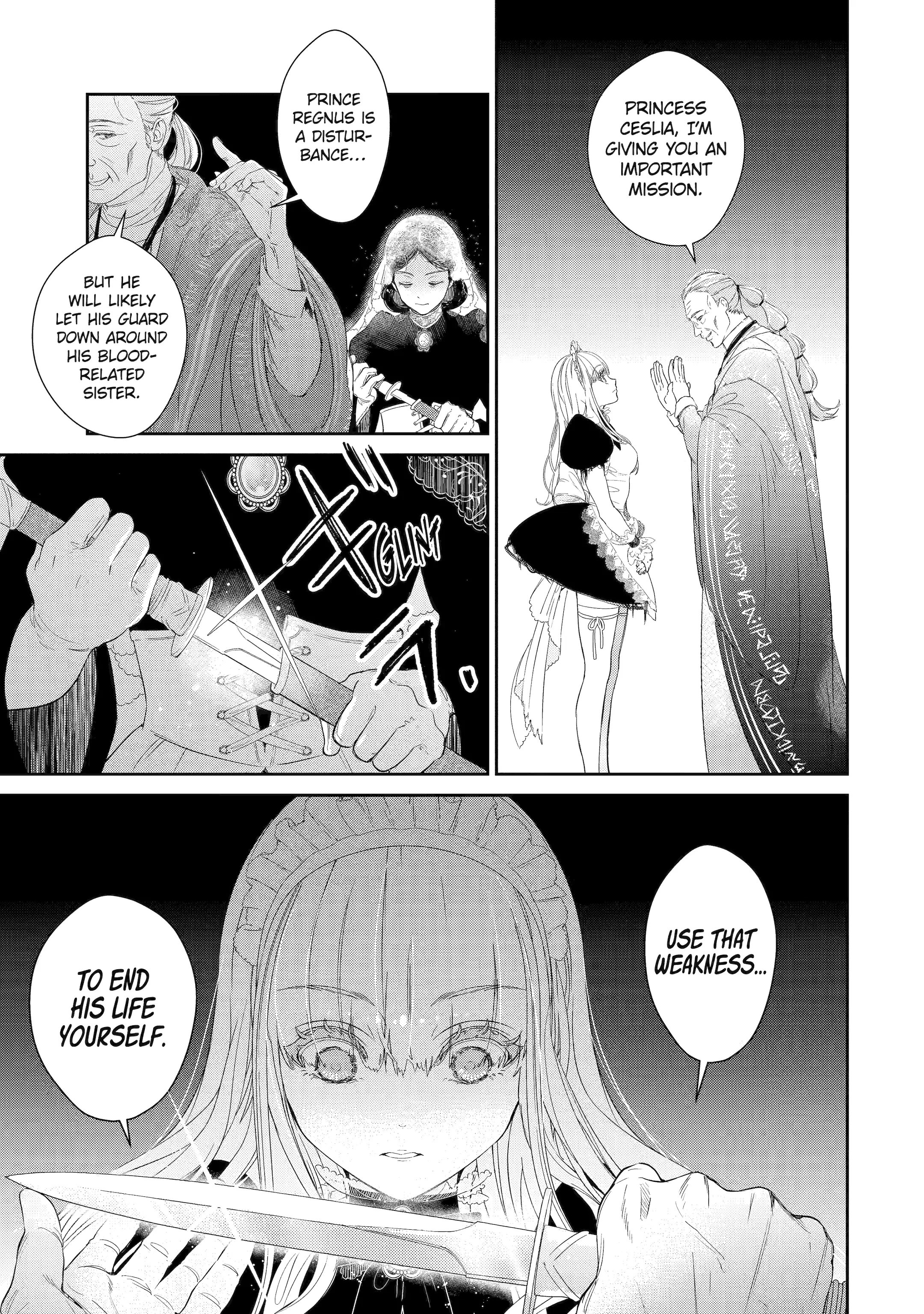 The Newbie Princess Doesn't Want a Game Over! Survive Through the Power of Simping Chapter 5.2 - page 13