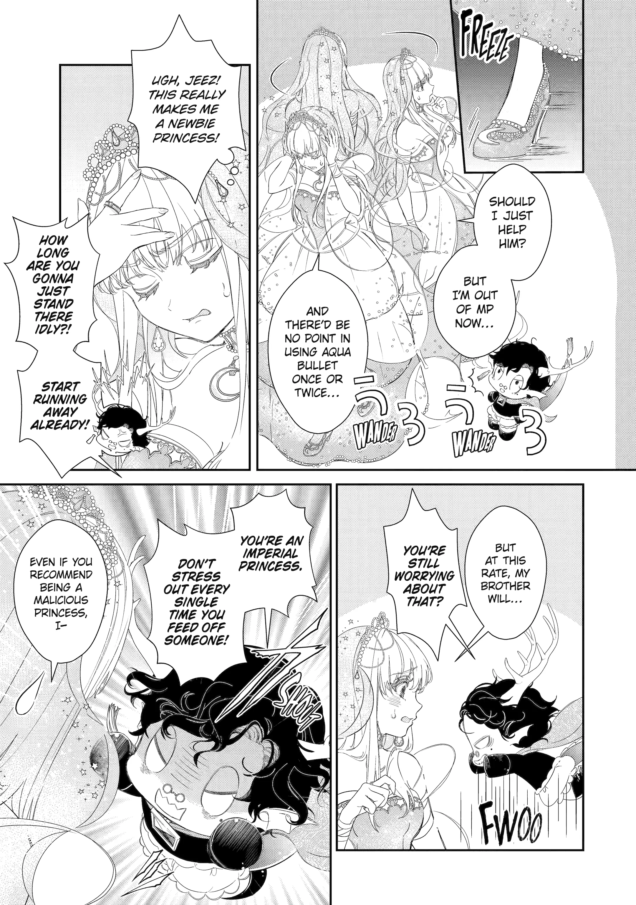 The Newbie Princess Doesn't Want a Game Over! Survive Through the Power of Simping Chapter 6.3 - page 3