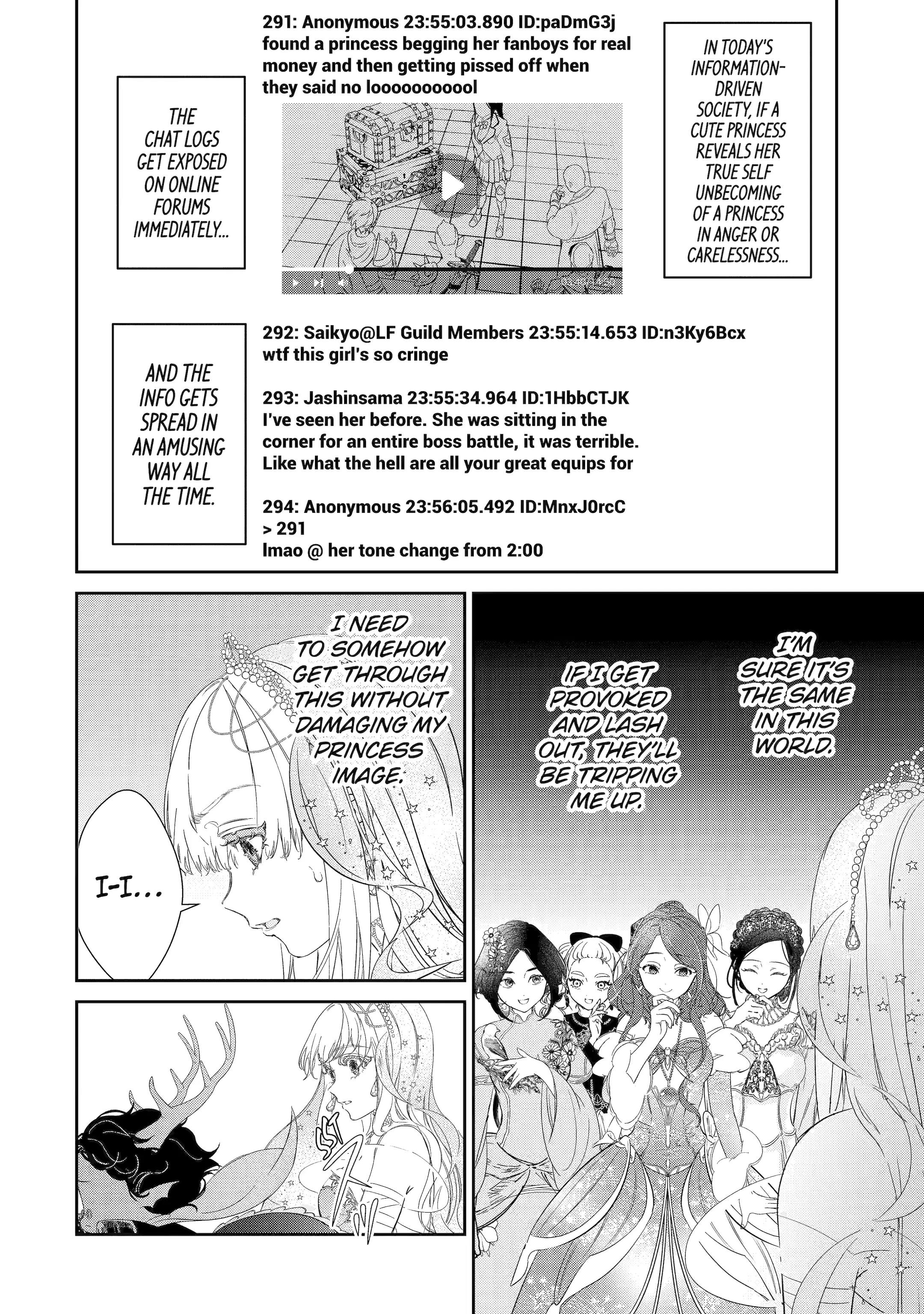 The Newbie Princess Doesn't Want a Game Over! Survive Through the Power of Simping Chapter 4.2 - page 6
