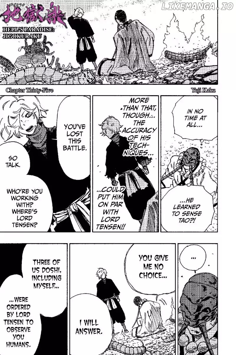 Jigokuraku (Kaku Yuuji) chapter 35 - page 1