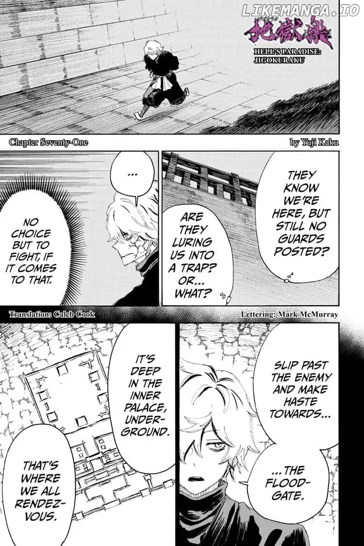 Jigokuraku (Kaku Yuuji) chapter 71 - page 1