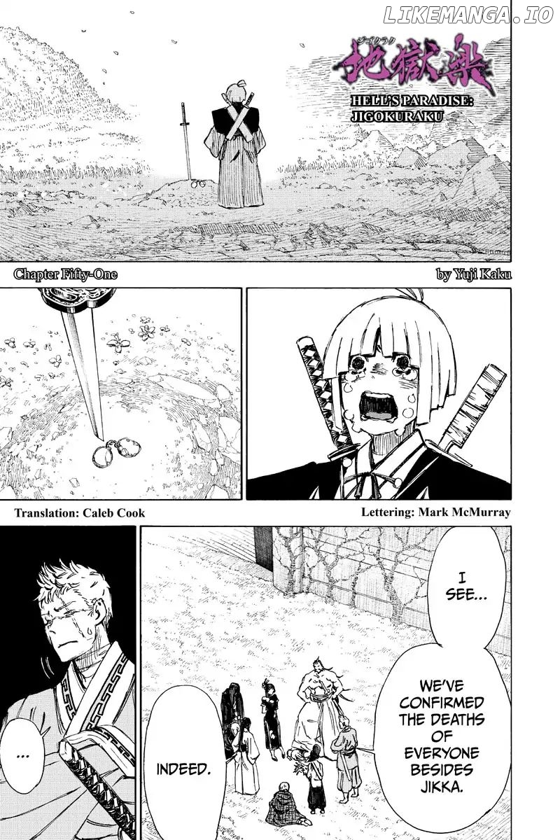 Jigokuraku (Kaku Yuuji) chapter 51 - page 1