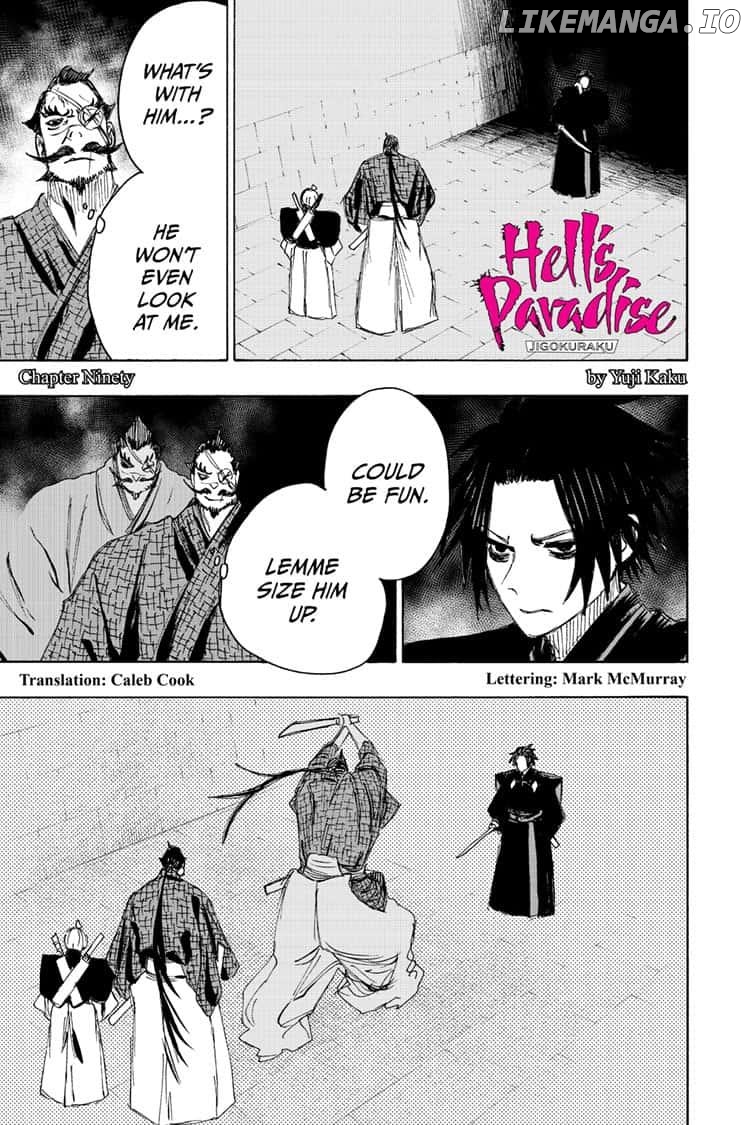 Jigokuraku (Kaku Yuuji) chapter 90 - page 1