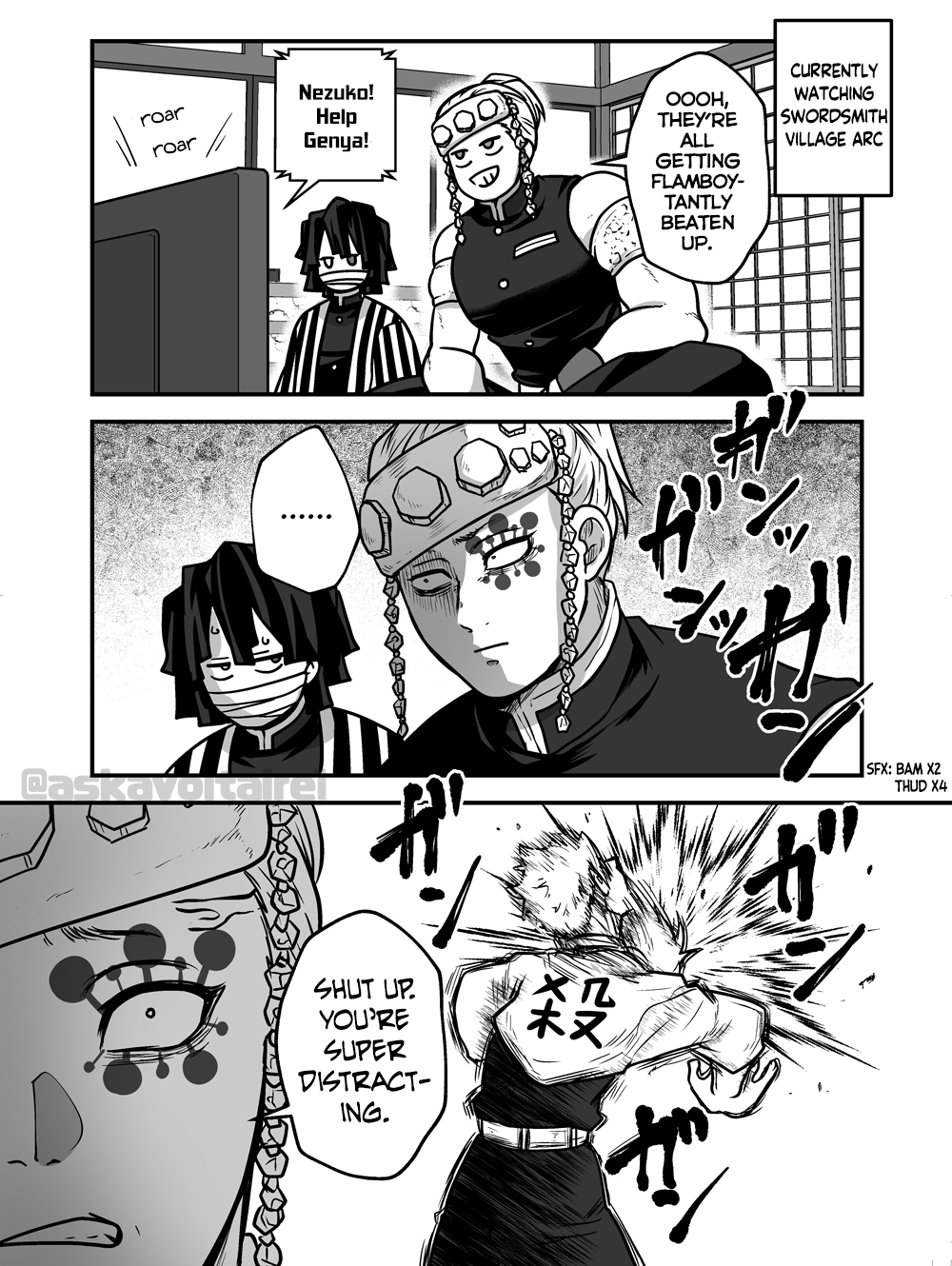Kimetsu No Yaiba - Genya Doujins chapter 10 - page 1