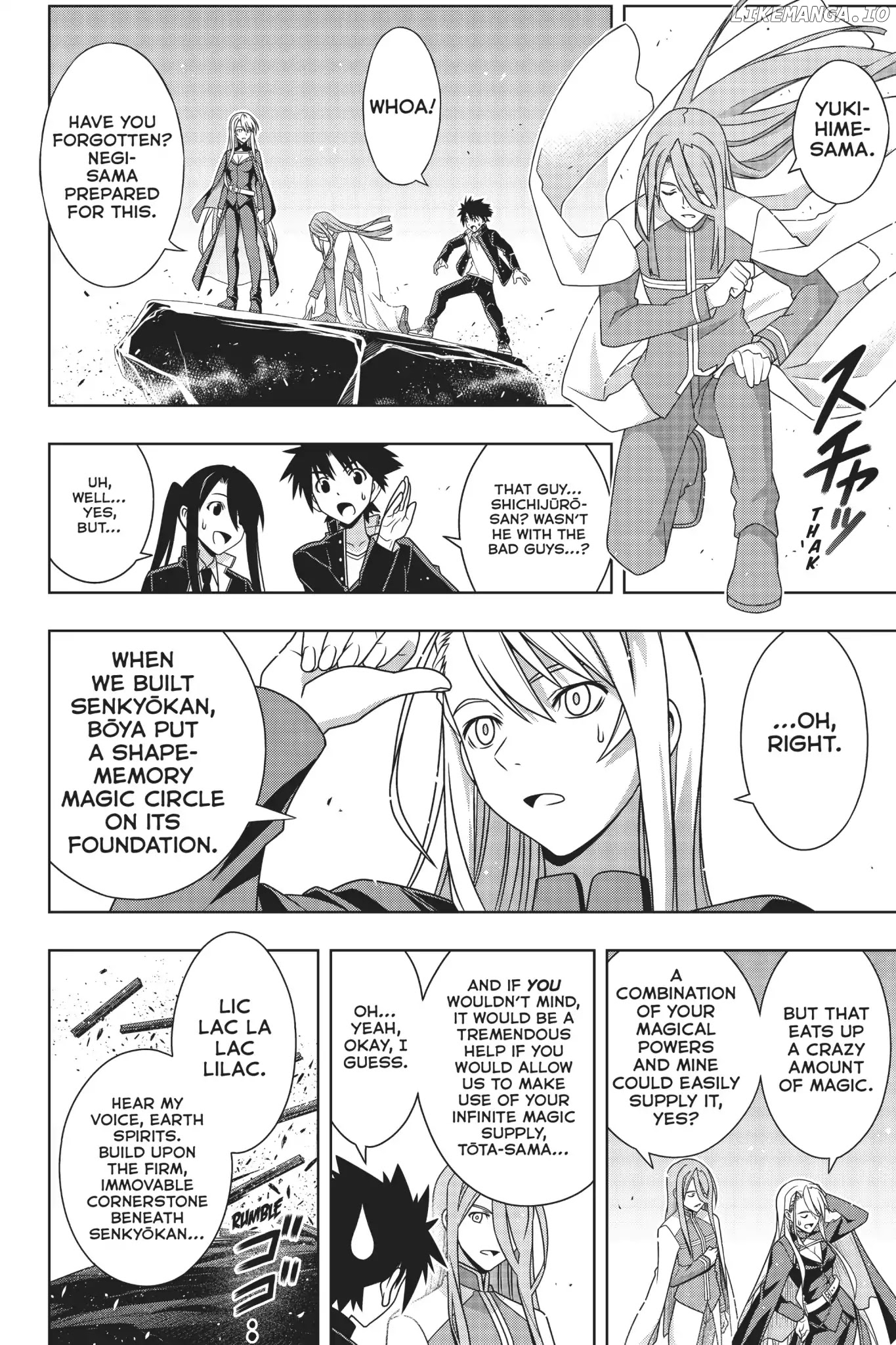 UQ Holder! chapter 166 - page 5