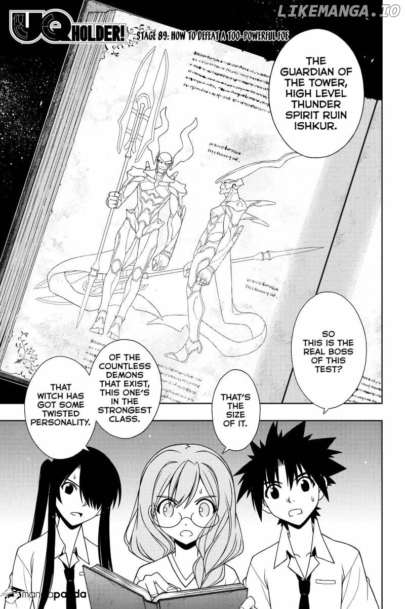 UQ Holder! chapter 89 - page 1