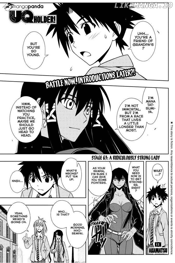 UQ Holder! chapter 63 - page 1