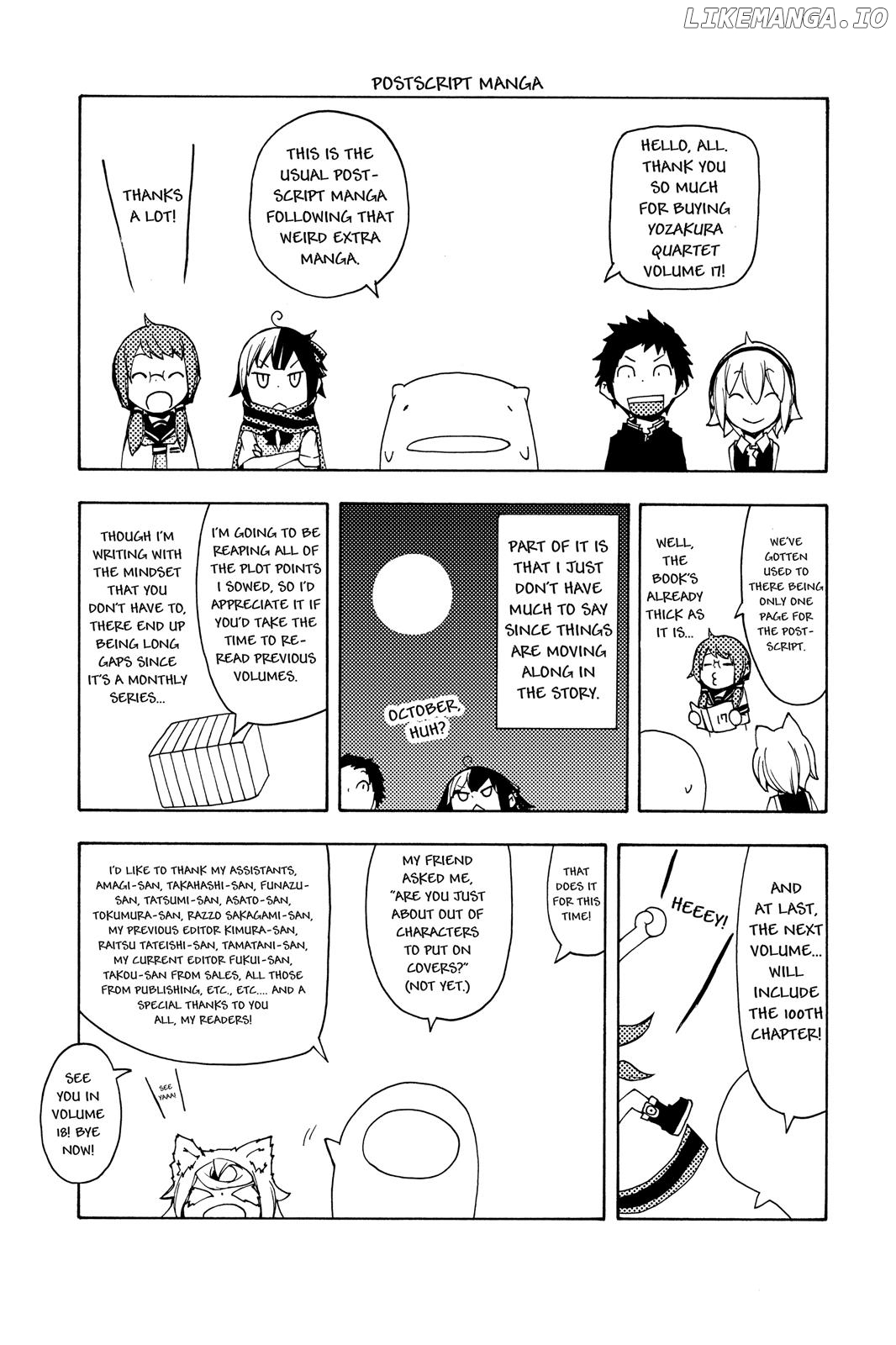 Yozakura Quartet chapter 99 - page 31