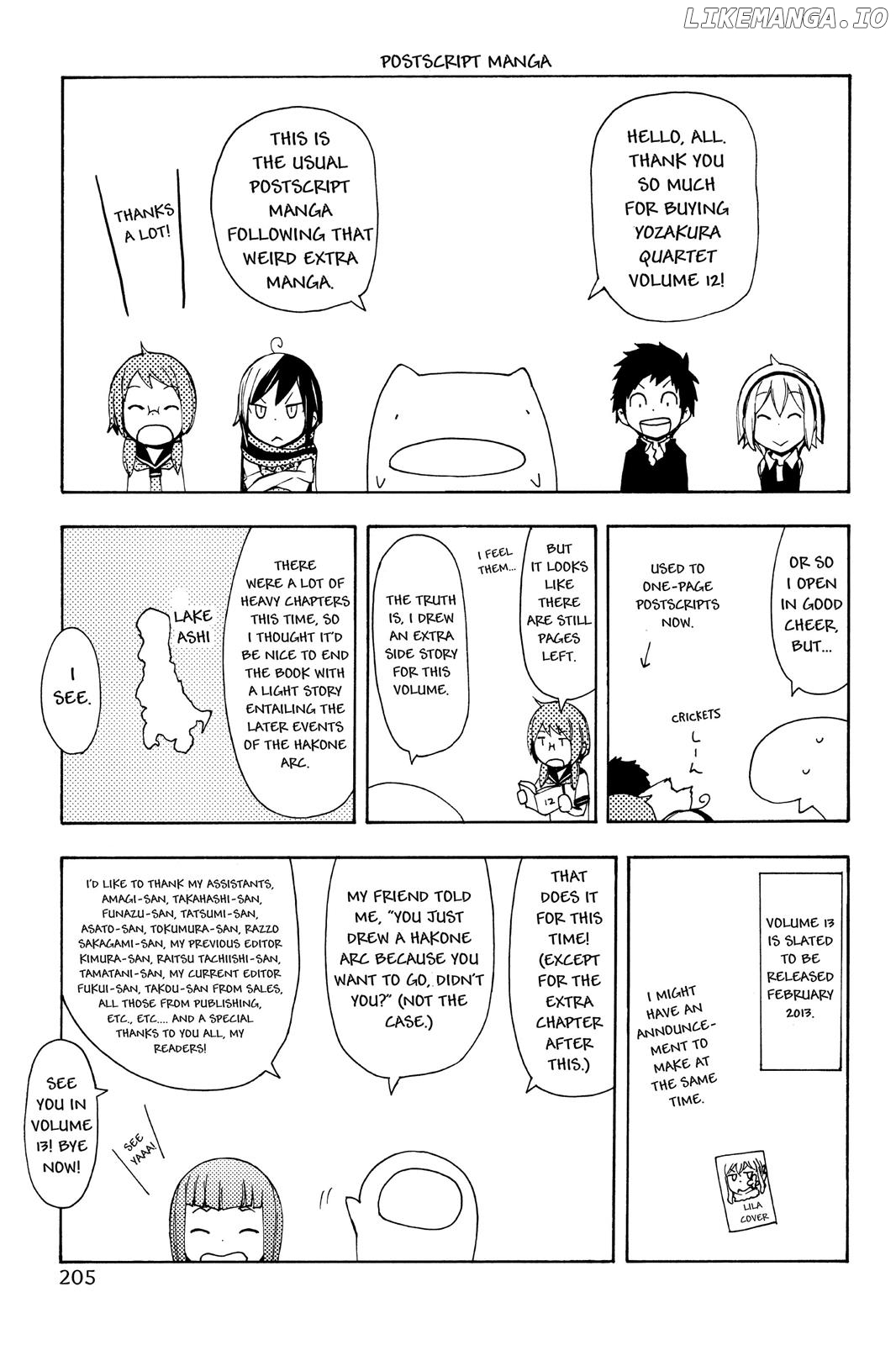 Yozakura Quartet chapter 68.5 - page 2
