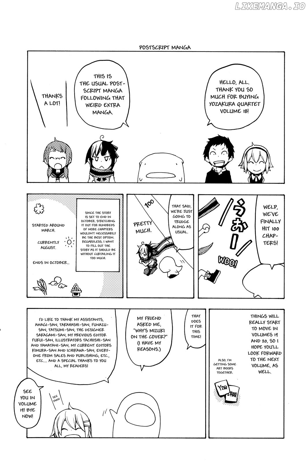 Yozakura Quartet chapter 106 - page 32