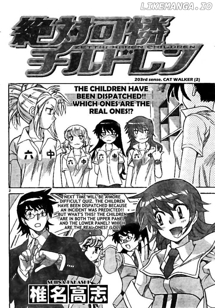 Zettai Karen Children Chapter 207 - page 2